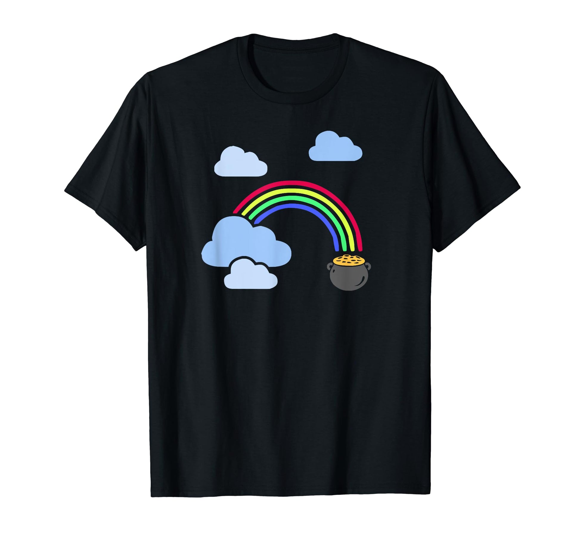 St Patricks Day Pot Leprechaun Gold T-Shirt - Custom Art Print for Adults - T-Shirt, Sweatshirt, Hoodie