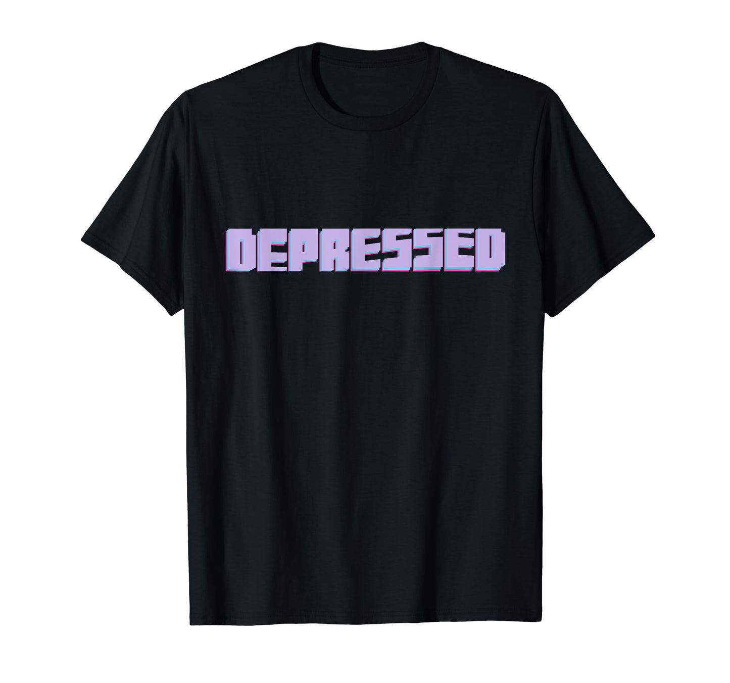 Depressed Aesthetic Vaporwave T-Shirt - Custom Art Print Men Women - T-Shirt, Sweatshirt, Hoodie