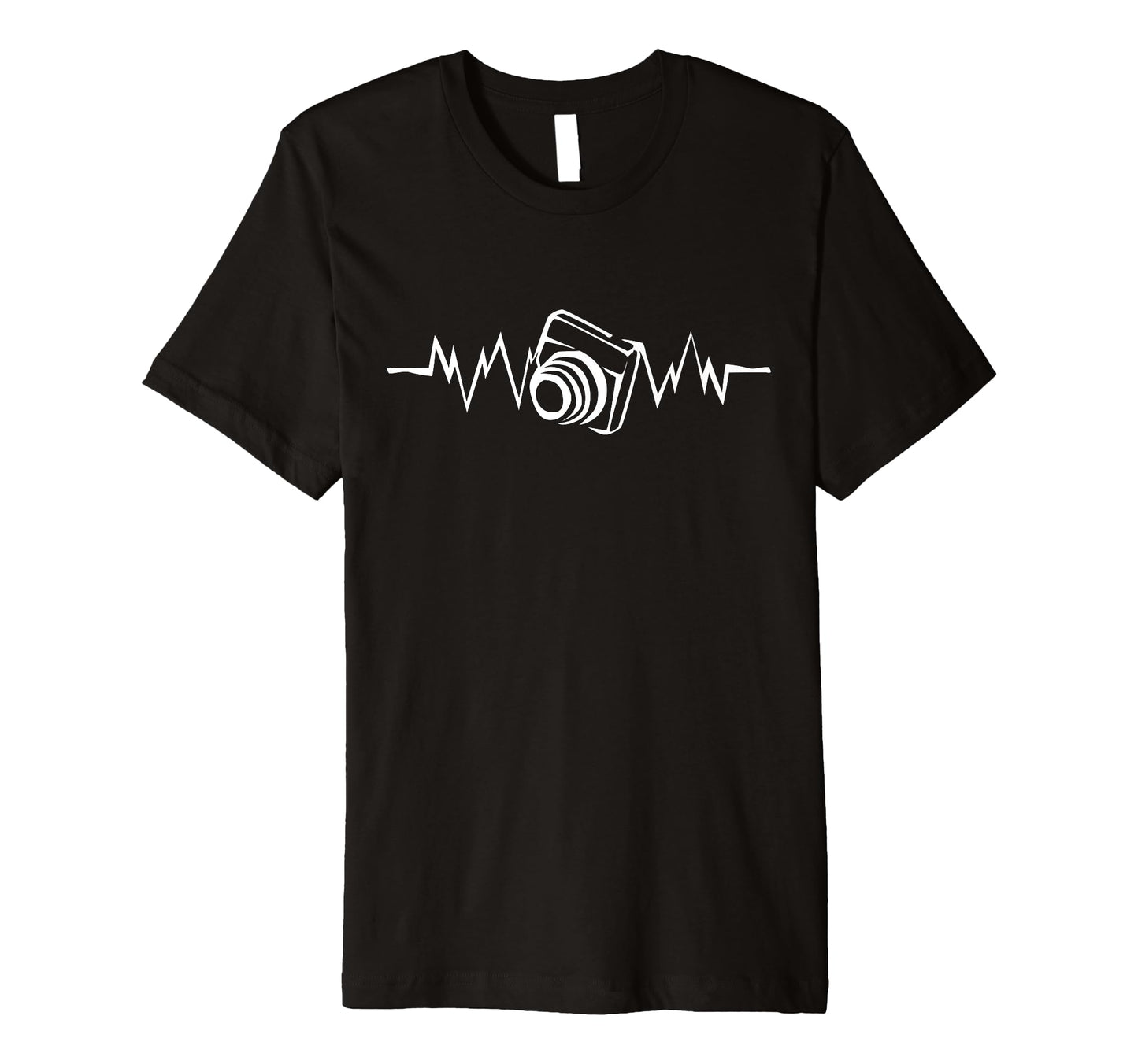 Heartbeat Photography Camera Image Ideas T-Shirt - Graphic Print Men Women - T-Shirt, Sweatshirt, Hoodie