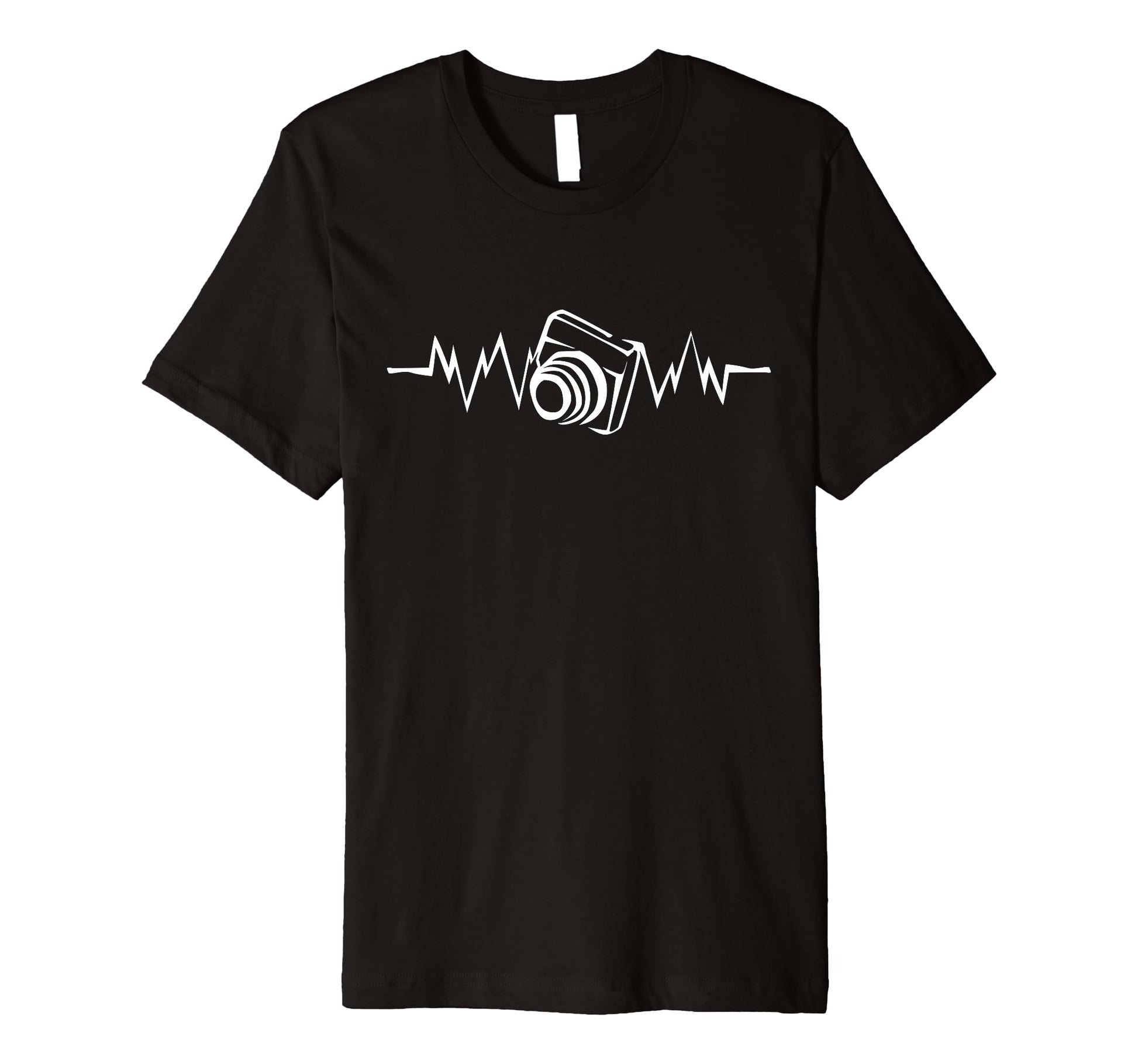 Heartbeat Photography Camera Image Ideas T-Shirt - Graphic Print Men Women - T-Shirt, Sweatshirt, Hoodie