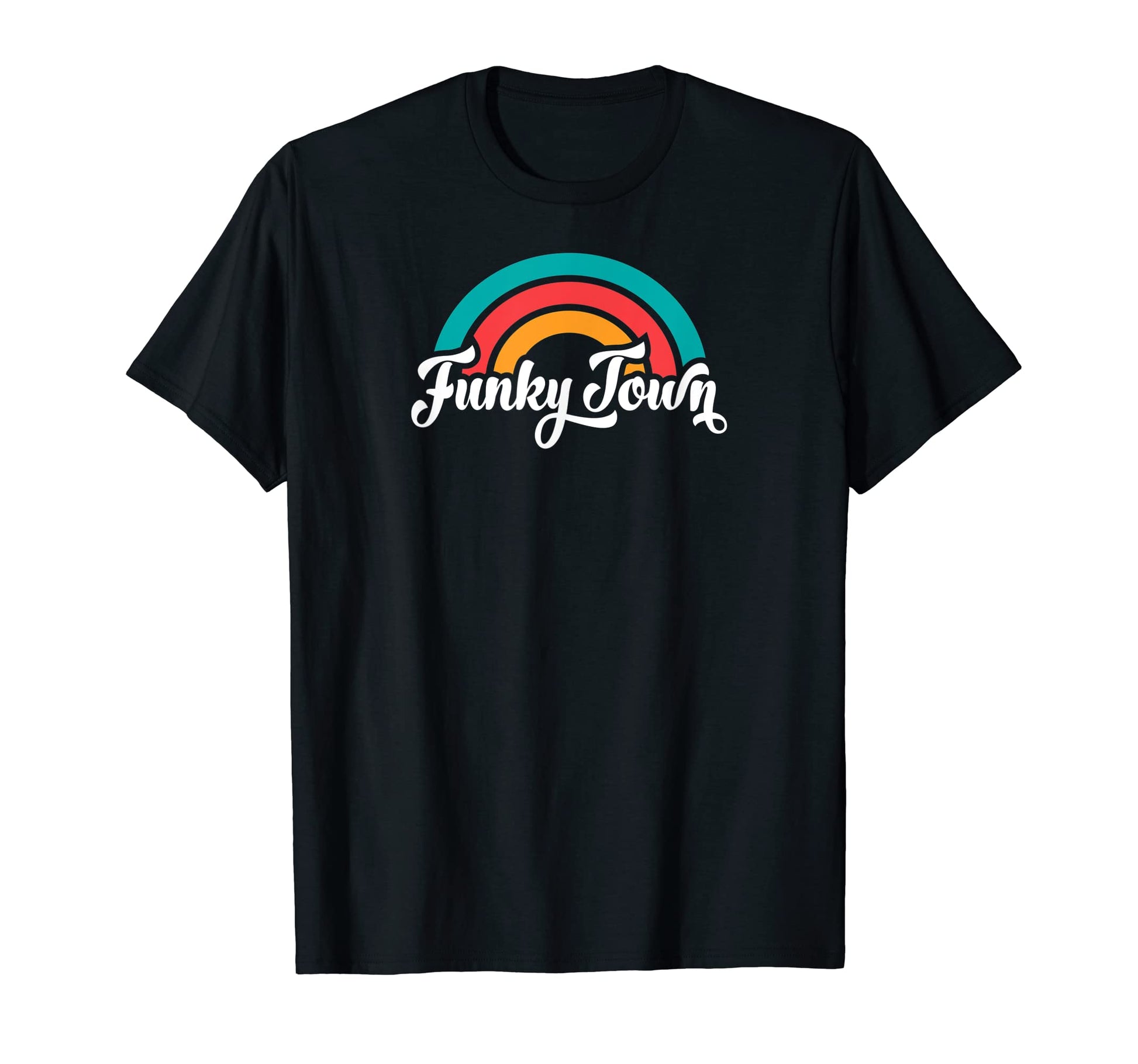 Funky Town Fort Worth Tx Script T-Shirt - Fun Novelty Design for Adults - T-Shirt, Sweatshirt, Hoodie