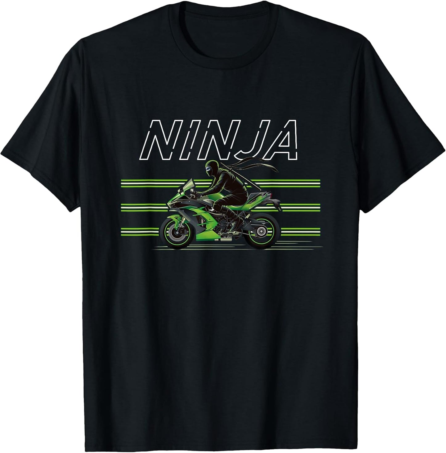 Green Hyperbike Speed Literbike Desings - Adult & Kids T-Shirts, Sweatshirts & Hoodies apparel design preview 1