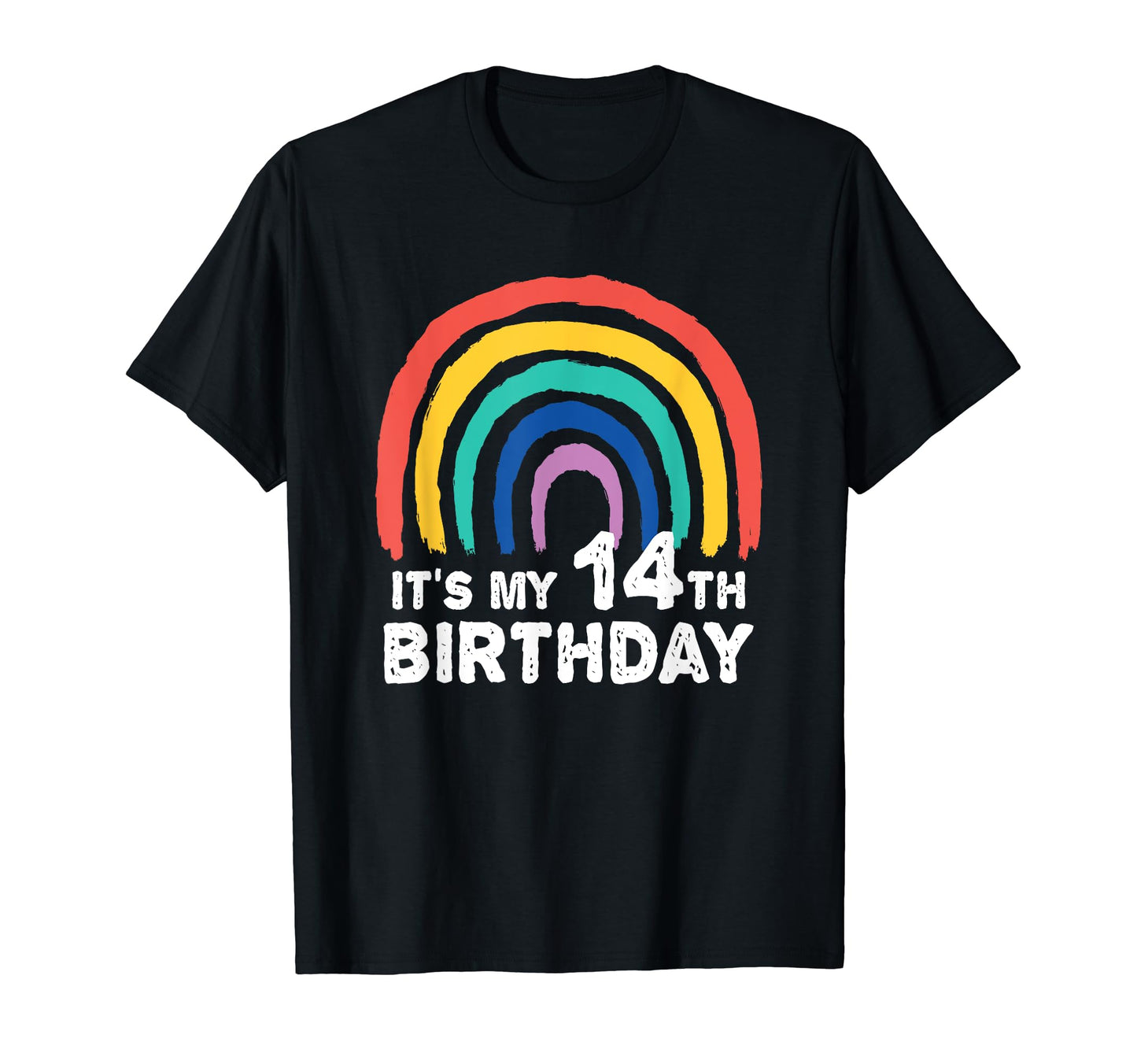 Funny 14 Year Old Rainbow Its My 14Th T-Shirt - Fun Novelty Design Unisex - T-Shirt, Sweatshirt, Hoodie