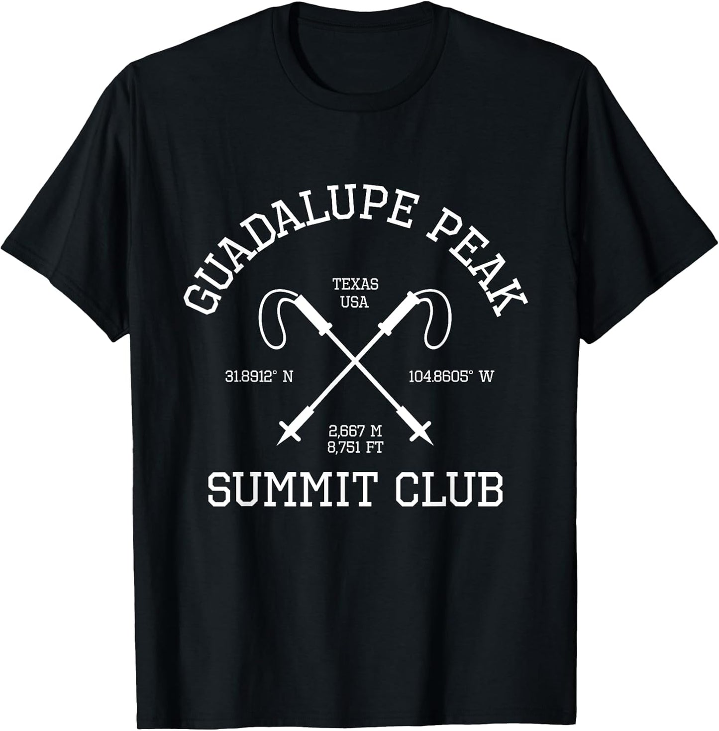 Climbed Guadalupe Peak USA Summit Club Apparel - Adult & Kids T-Shirts, Sweatshirts & Hoodies apparel design preview 1