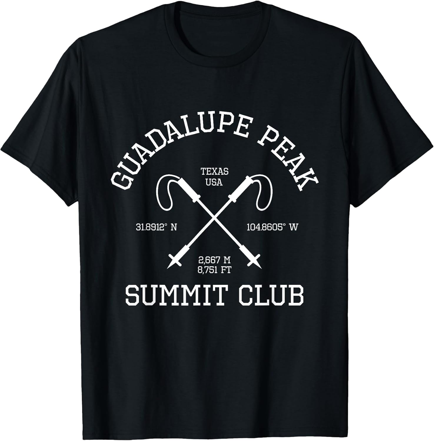 Climbed Guadalupe Peak USA Summit Club Apparel - Adult & Kids T-Shirts, Sweatshirts & Hoodies apparel design preview 1