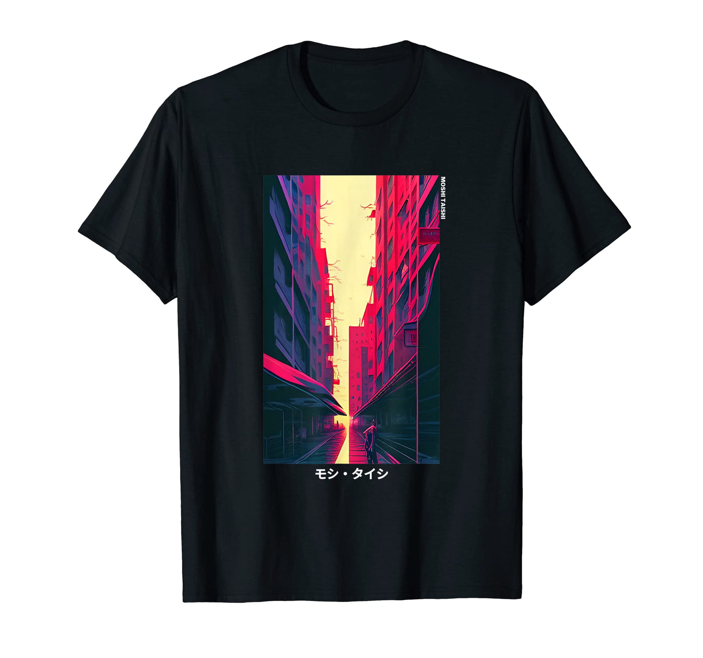 90S Synthwave Japanese Vaporwave Art Otaku T-Shirt - Trendy Graphic Unisex - T-Shirt, Sweatshirt, Hoodie