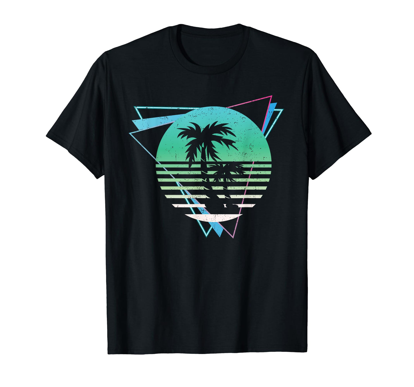 Palm Tree Vaporwave Aesthetic Japanese T-Shirt - Graphic Print Men Women - T-Shirt, Sweatshirt, Hoodie