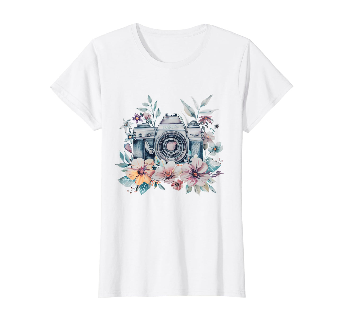 Photographer Camera Flowers Photography T-Shirt - Streetwear Style Unisex - T-Shirt, Sweatshirt, Hoodie
