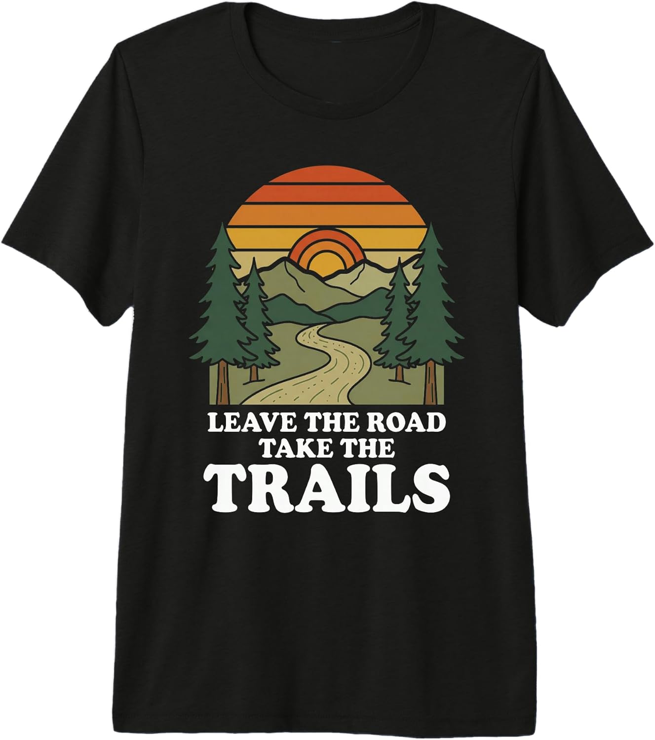 Vintage Hiking Outdoor Nature Lover Graphic Hiker - Adult & Kids T-Shirts, Sweatshirts & Hoodies apparel design preview 1