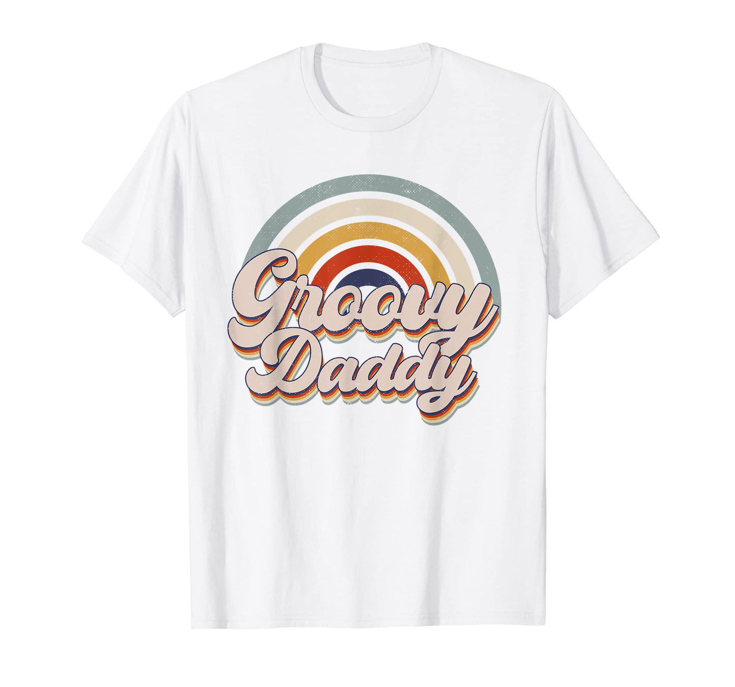 Gnoovy Daddy Rainbow Birthday Family T-Shirt - Unique Graphic Men Women - T-Shirt, Sweatshirt, Hoodie