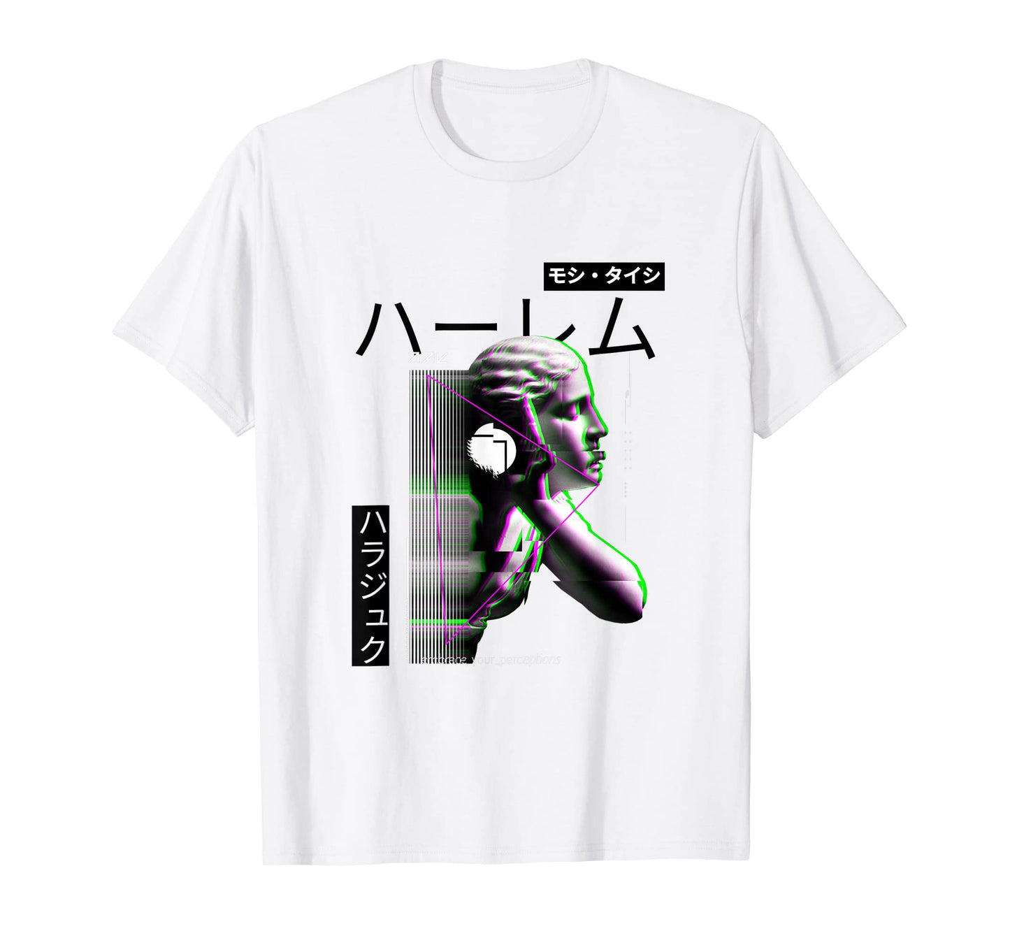 Vaporwave Statue Aesthetic Art T-Shirt - Casual Everyday Wear for Adults - T-Shirt, Sweatshirt, Hoodie