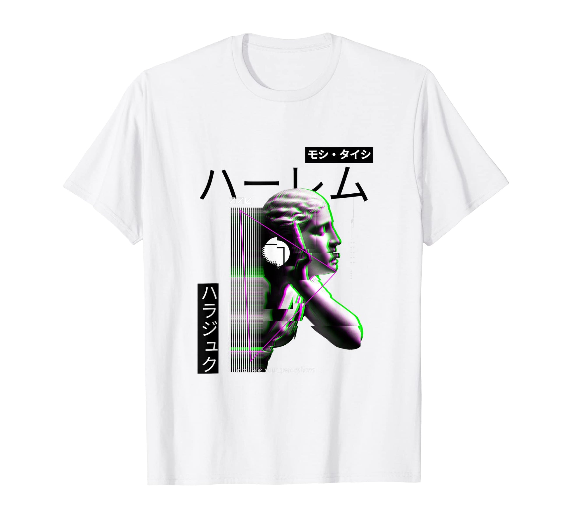 Vaporwave Statue Aesthetic Art T-Shirt - Casual Everyday Wear for Adults - T-Shirt, Sweatshirt, Hoodie