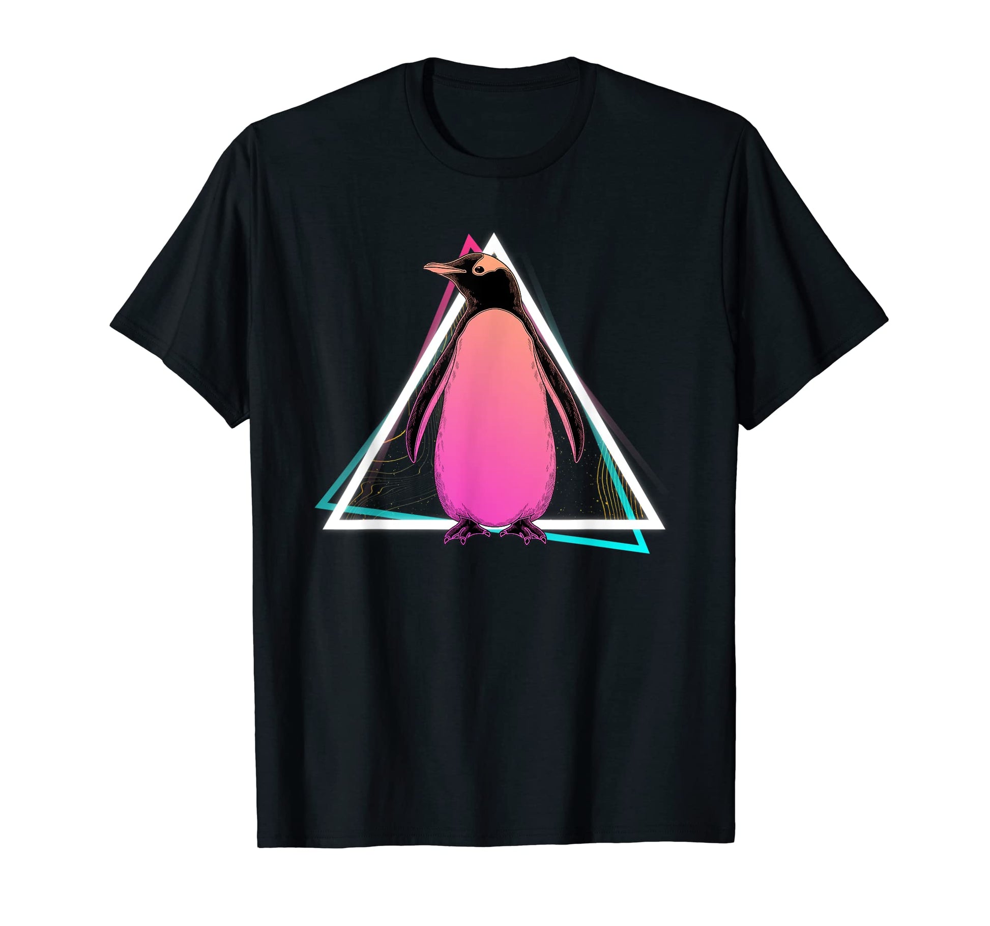 Penguin Antarctic Animal 80S Art T-Shirt - Novelty Apparel Men Women - T-Shirt, Sweatshirt, Hoodie