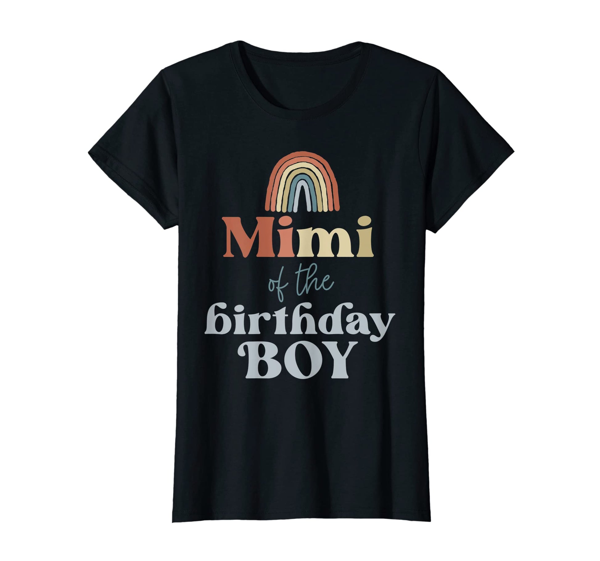 Womens Mimi Birthday Boho Rainbow T-Shirt - Fun Novelty Design Unisex - T-Shirt, Sweatshirt, Hoodie