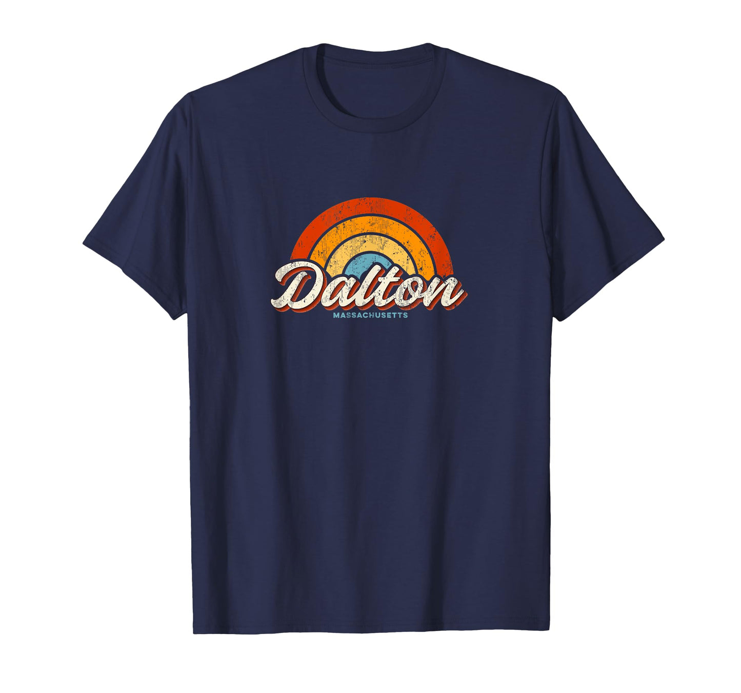 Dalton Massachusetts Ma Rainbow 70S T-Shirt - Unique Graphic Men Women - T-Shirt, Sweatshirt, Hoodie