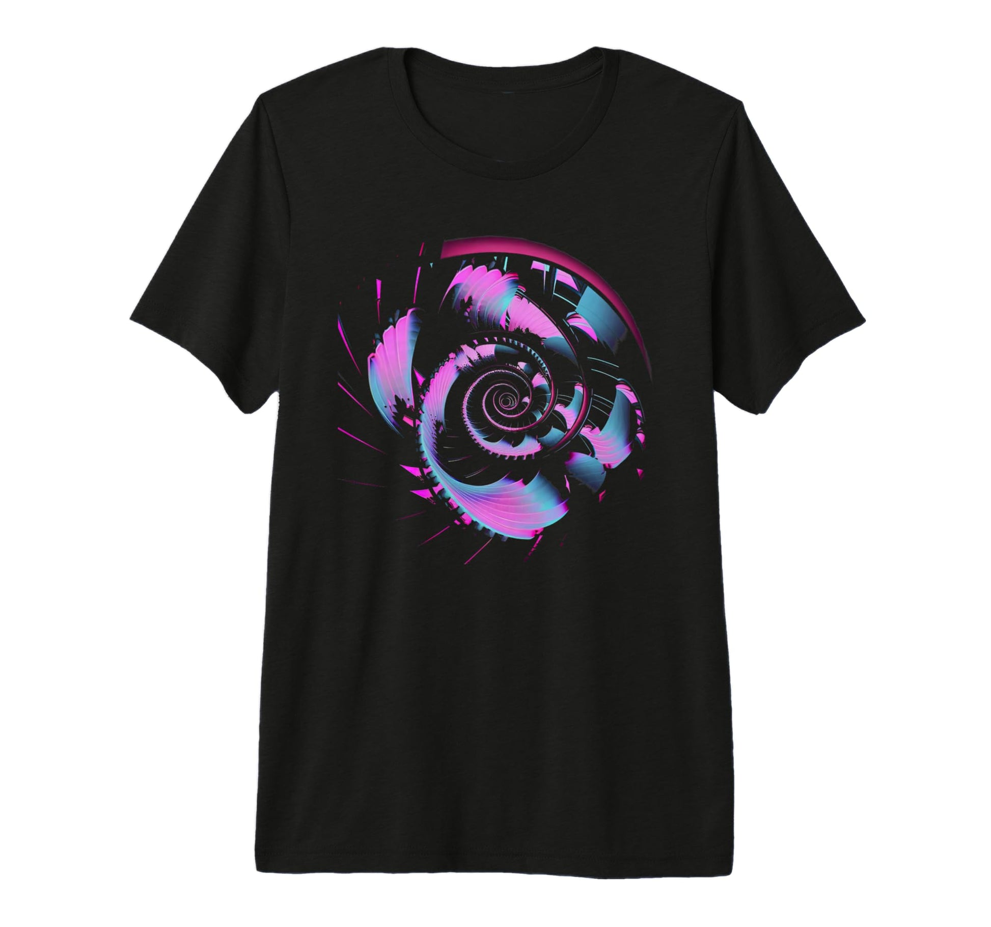 Fibonacci Sequence Flower Vaporwave T-Shirt - Aesthetic Graphic for Adults - T-Shirt, Sweatshirt, Hoodie