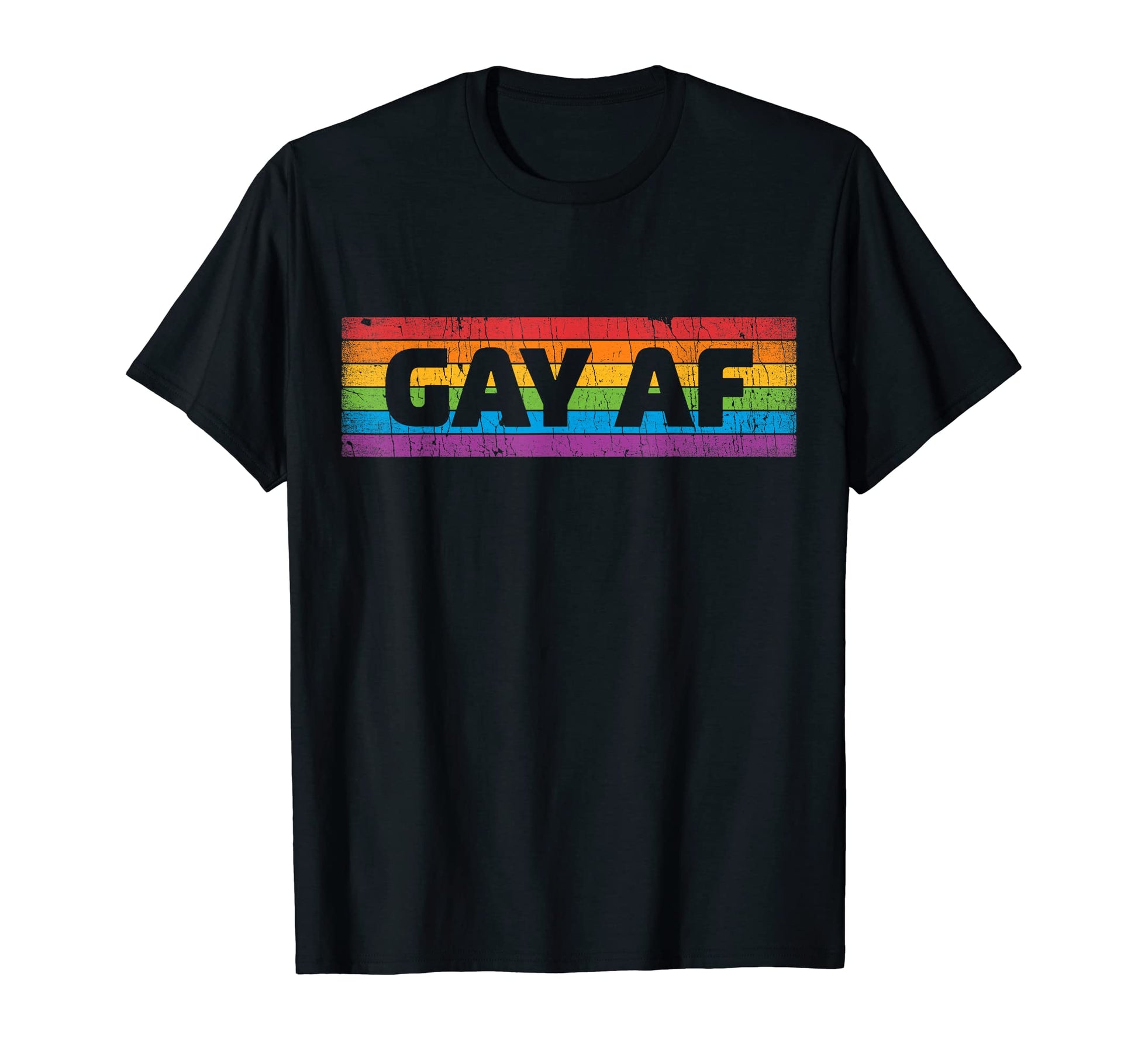 Lgbtq Gay Af Pride Lgbt Ally Rainbow Flag T-Shirt - Streetwear Style Unisex - T-Shirt, Sweatshirt, Hoodie