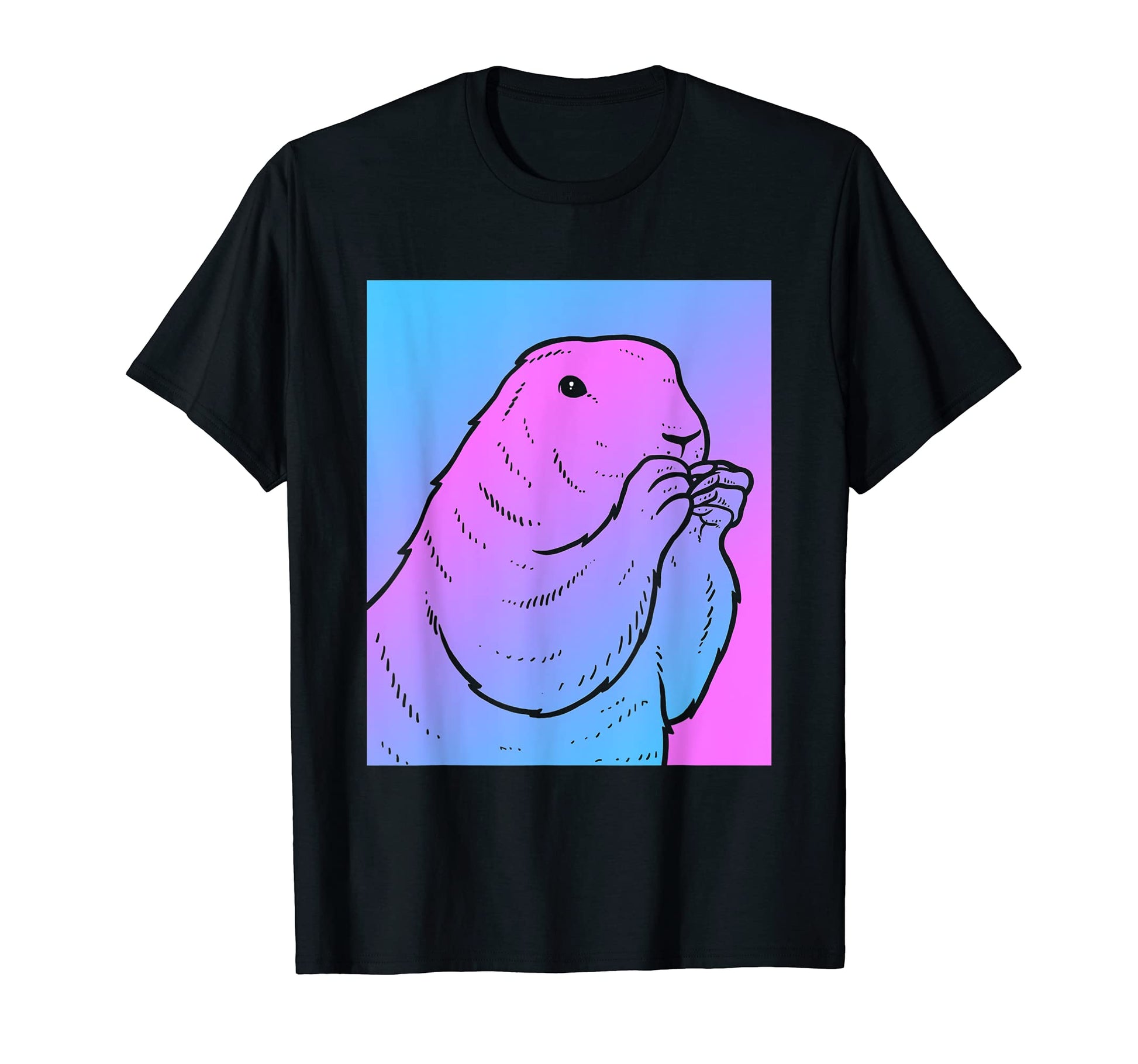 Vaporwave Prairie Dog Aesthetic T-Shirt - Streetwear Style Men Women - T-Shirt, Sweatshirt, Hoodie