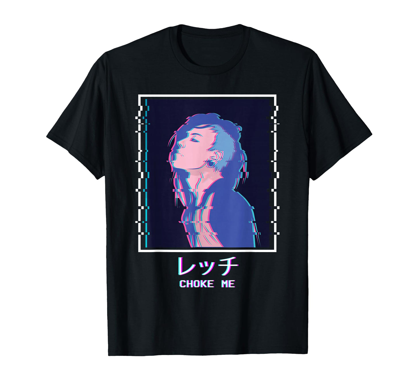 Sad Anime Punk Emo Vaporwave Aesthetic T-Shirt - Trendy Graphic Men Women - T-Shirt, Sweatshirt, Hoodie