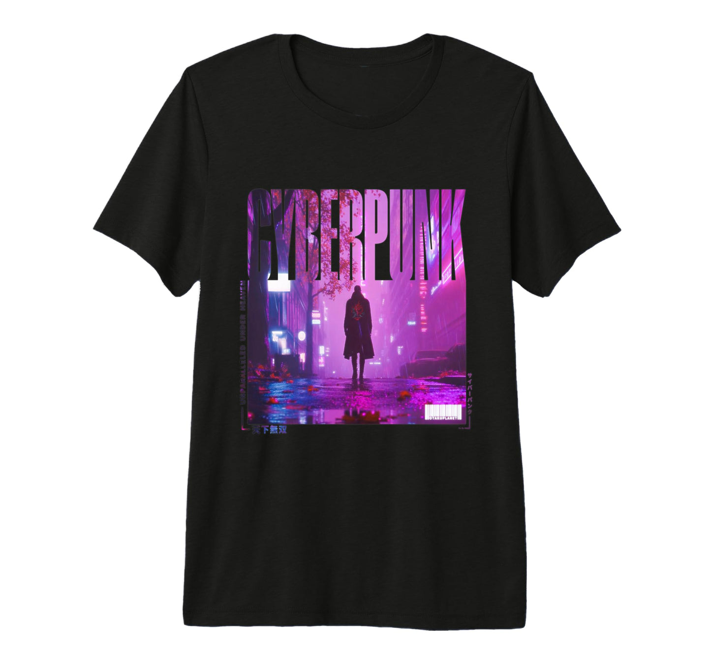 Walking Japanese Cyberpunk Vaporwave T-Shirt - Aesthetic Graphic Unisex - T-Shirt, Sweatshirt, Hoodie