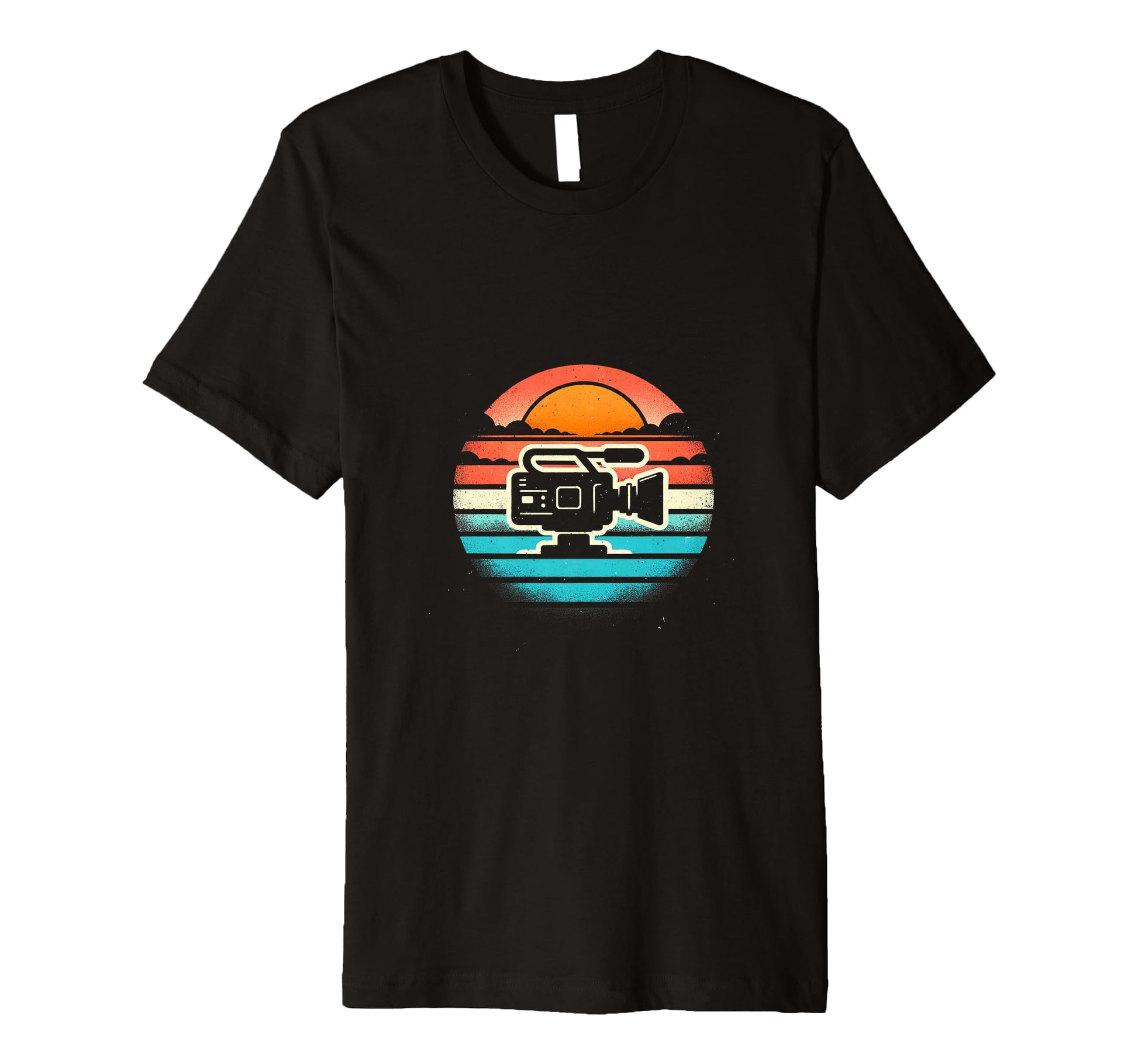 Camera Sunset T-Shirt - Trendy Graphic Unisex - T-Shirt, Sweatshirt, Hoodie