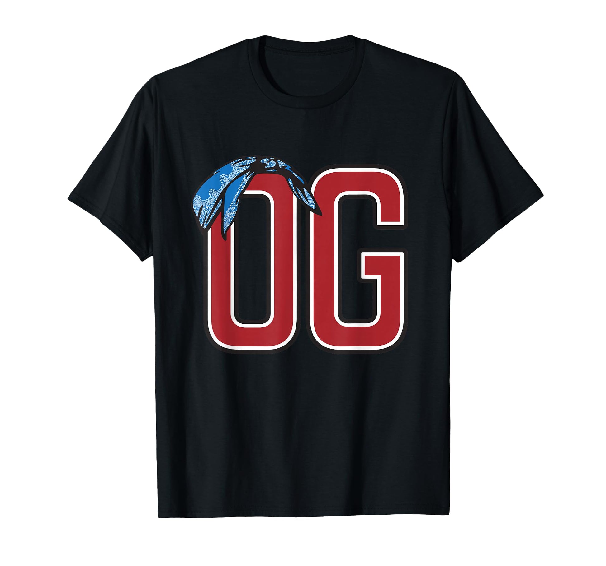 Og Original Gangster Bandanas Up Old T-Shirt - Novelty Apparel Unisex - T-Shirt, Sweatshirt, Hoodie