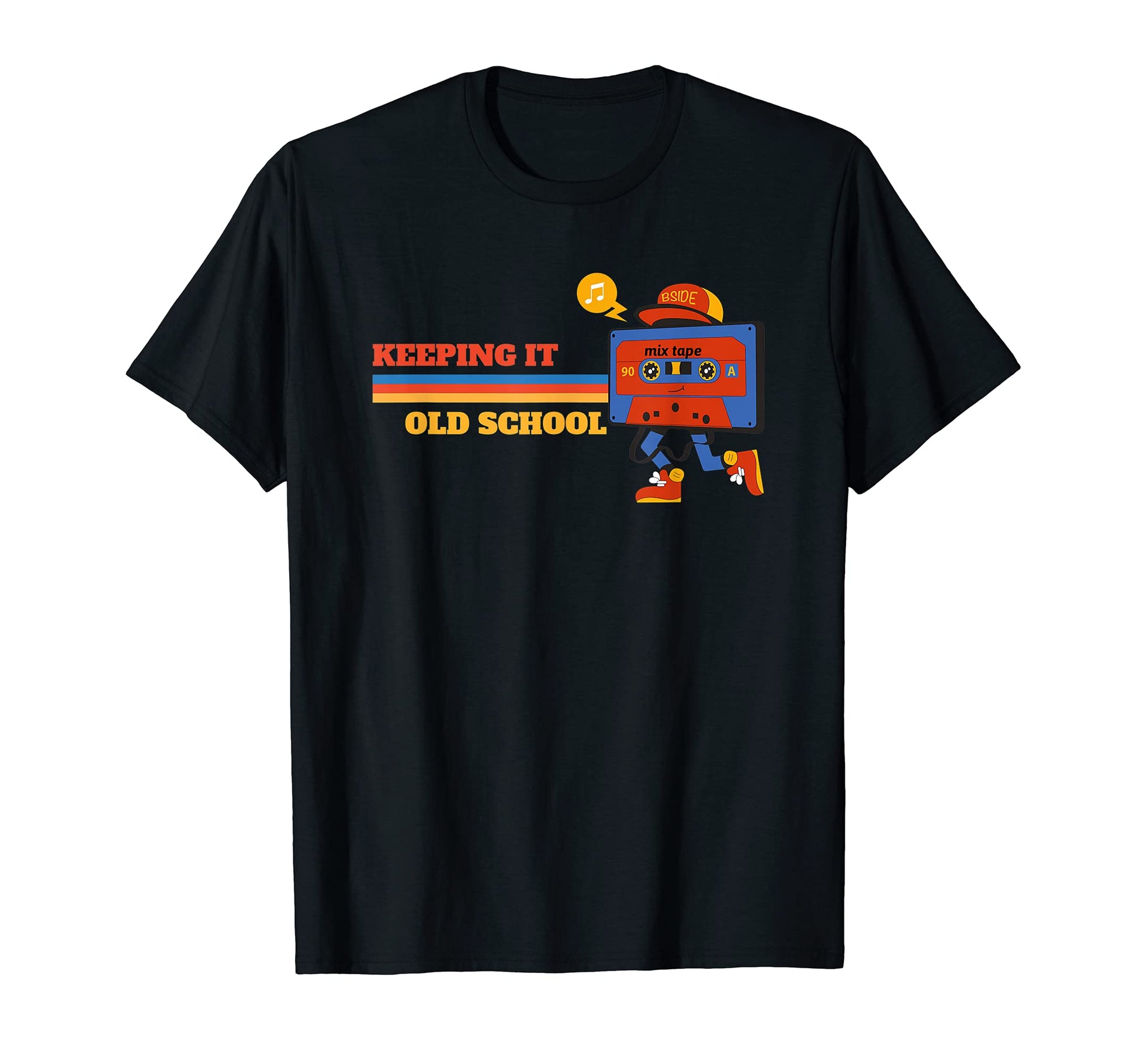 Keeping It Old School Hip Hop 80S T-Shirt - Fun Novelty Design Men Women - T-Shirt, Sweatshirt, Hoodie