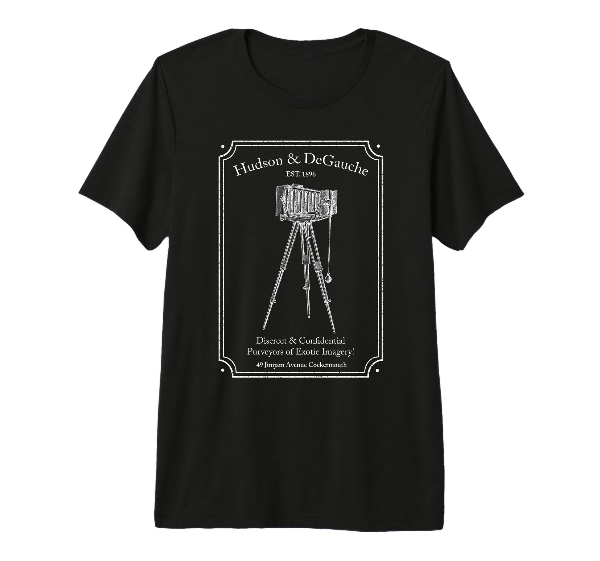Camera Advert Photographers Tri Blend T-Shirt - Minimalist Print Unisex - T-Shirt, Sweatshirt, Hoodie
