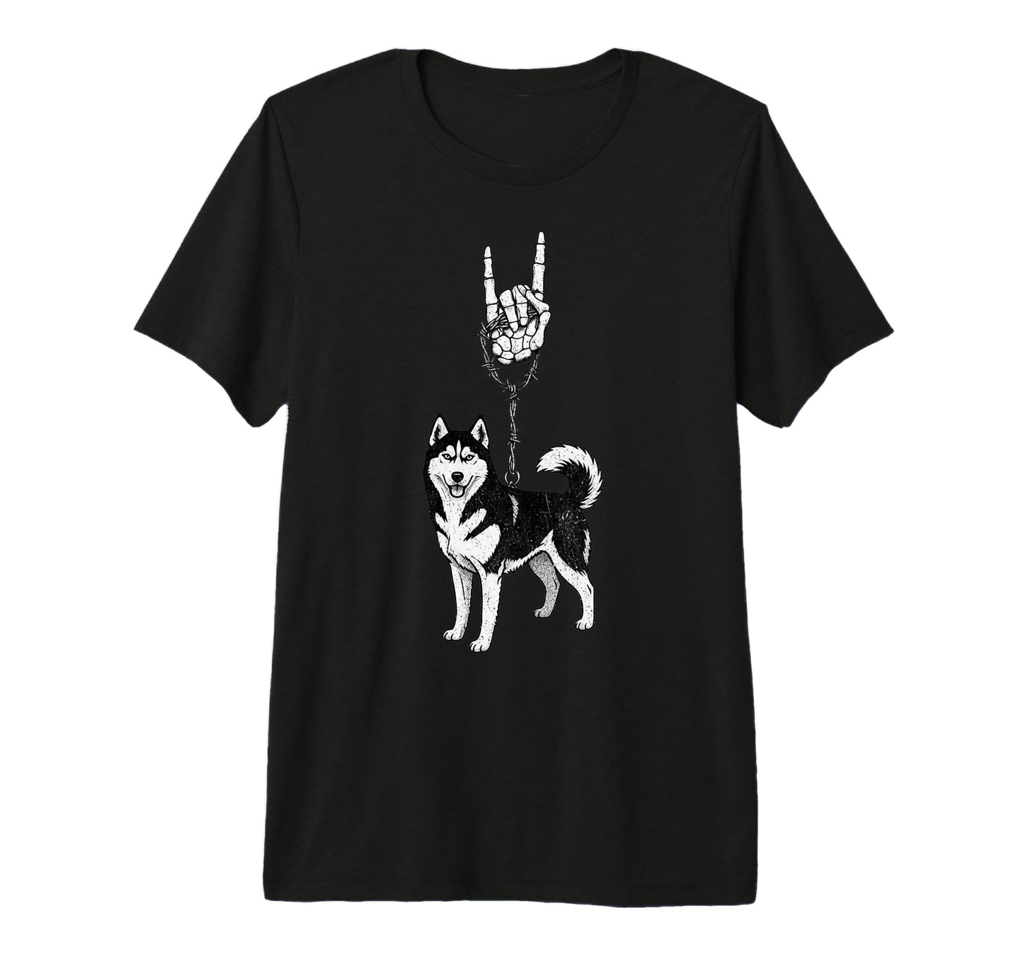 Mens Siberian Husky Dog Mushing 90S T-Shirt - Custom Art Print for Adults - T-Shirt, Sweatshirt, Hoodie