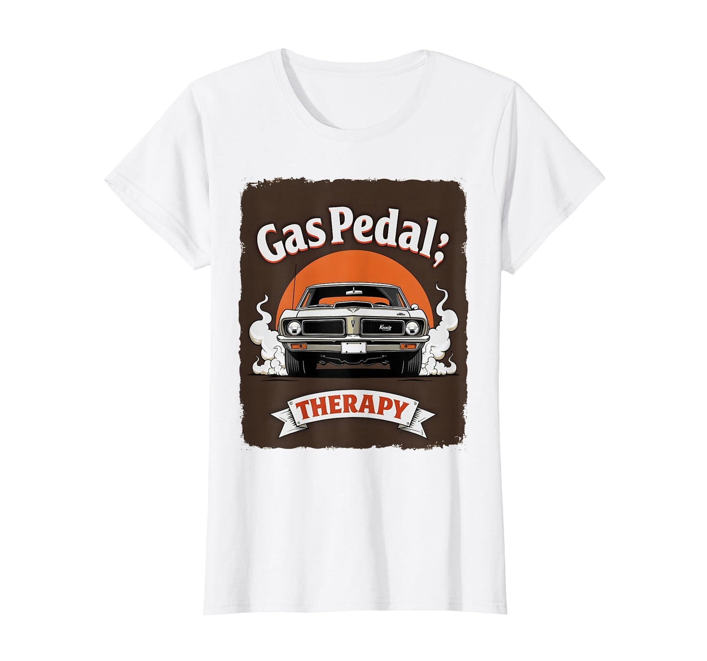 Gas Pedal Therapy Car Enthusiast T-Shirt - Minimalist Print Men Women - T-Shirt, Sweatshirt, Hoodie
