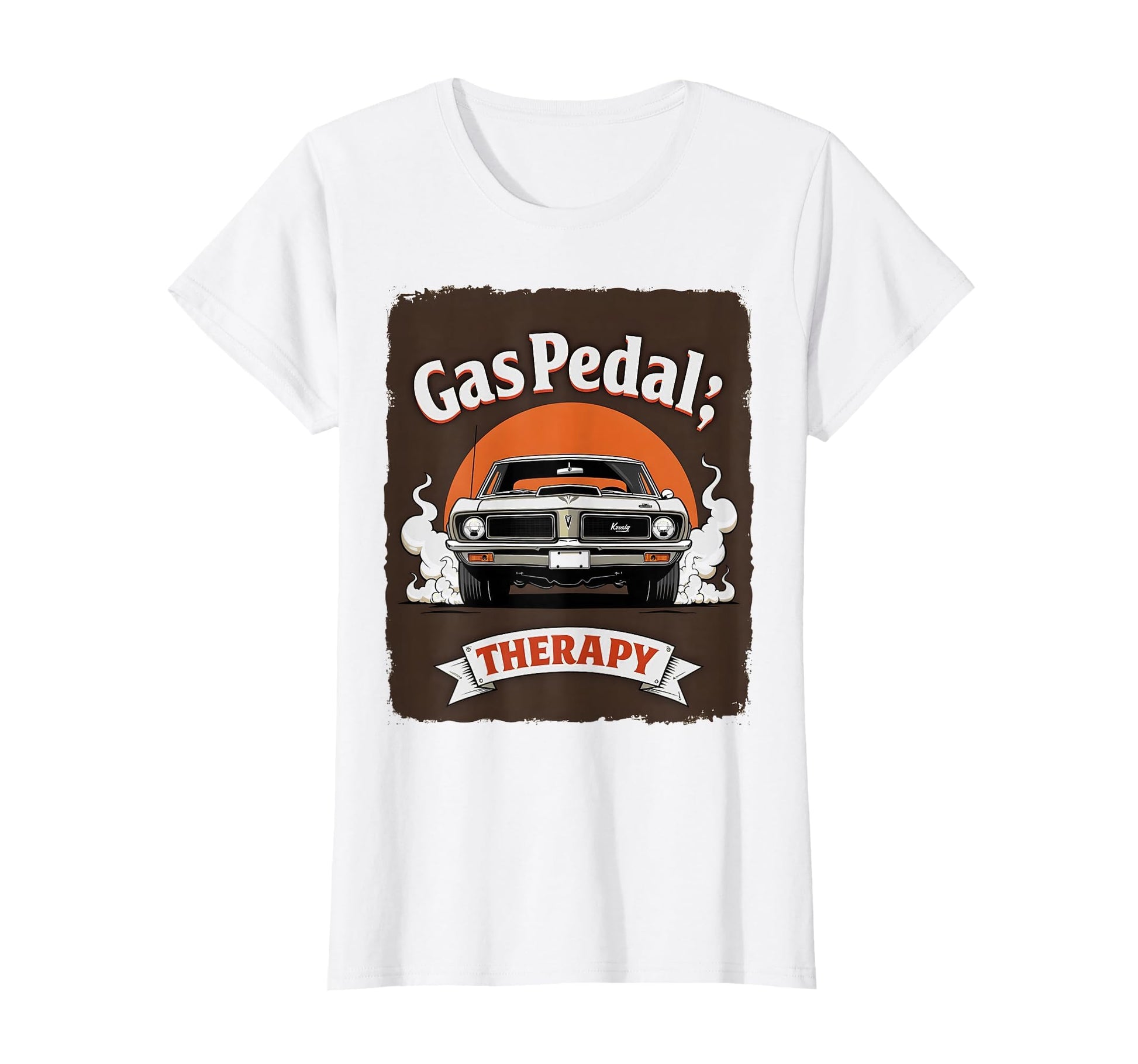 Gas Pedal Therapy Car Enthusiast T-Shirt - Minimalist Print Men Women - T-Shirt, Sweatshirt, Hoodie