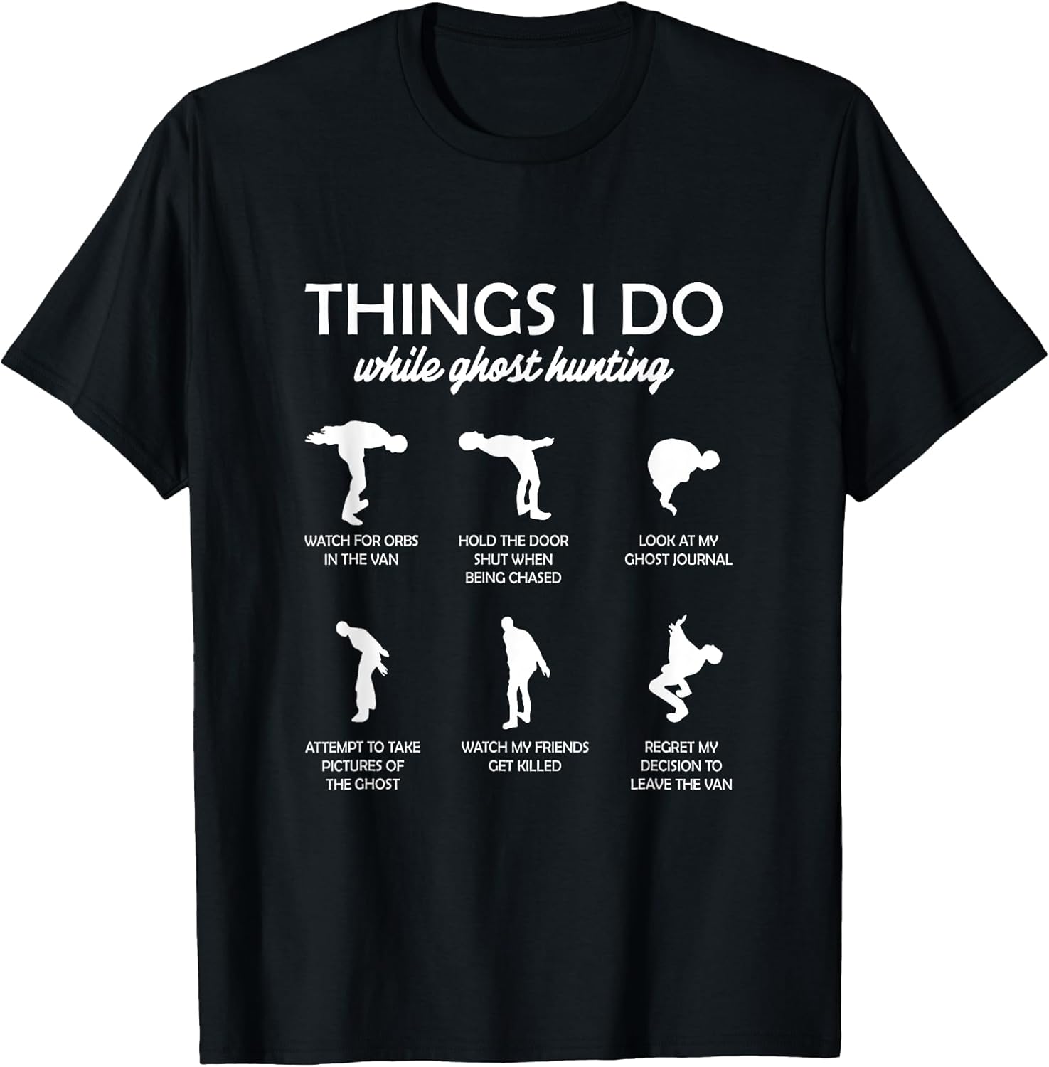 Ghost Hunter Paranormal Things - Adult & Kids T-Shirts, Sweatshirts & Hoodies apparel design preview 1