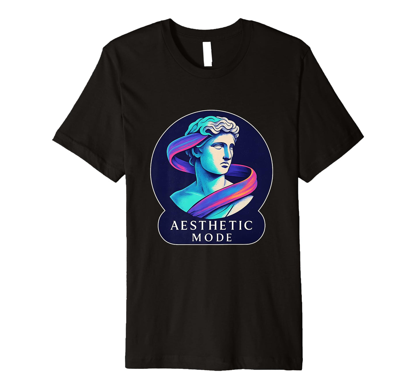 Aesthetic Mode Vaporwave Statue Ribbon T-Shirt - Streetwear Style Unisex - T-Shirt, Sweatshirt, Hoodie