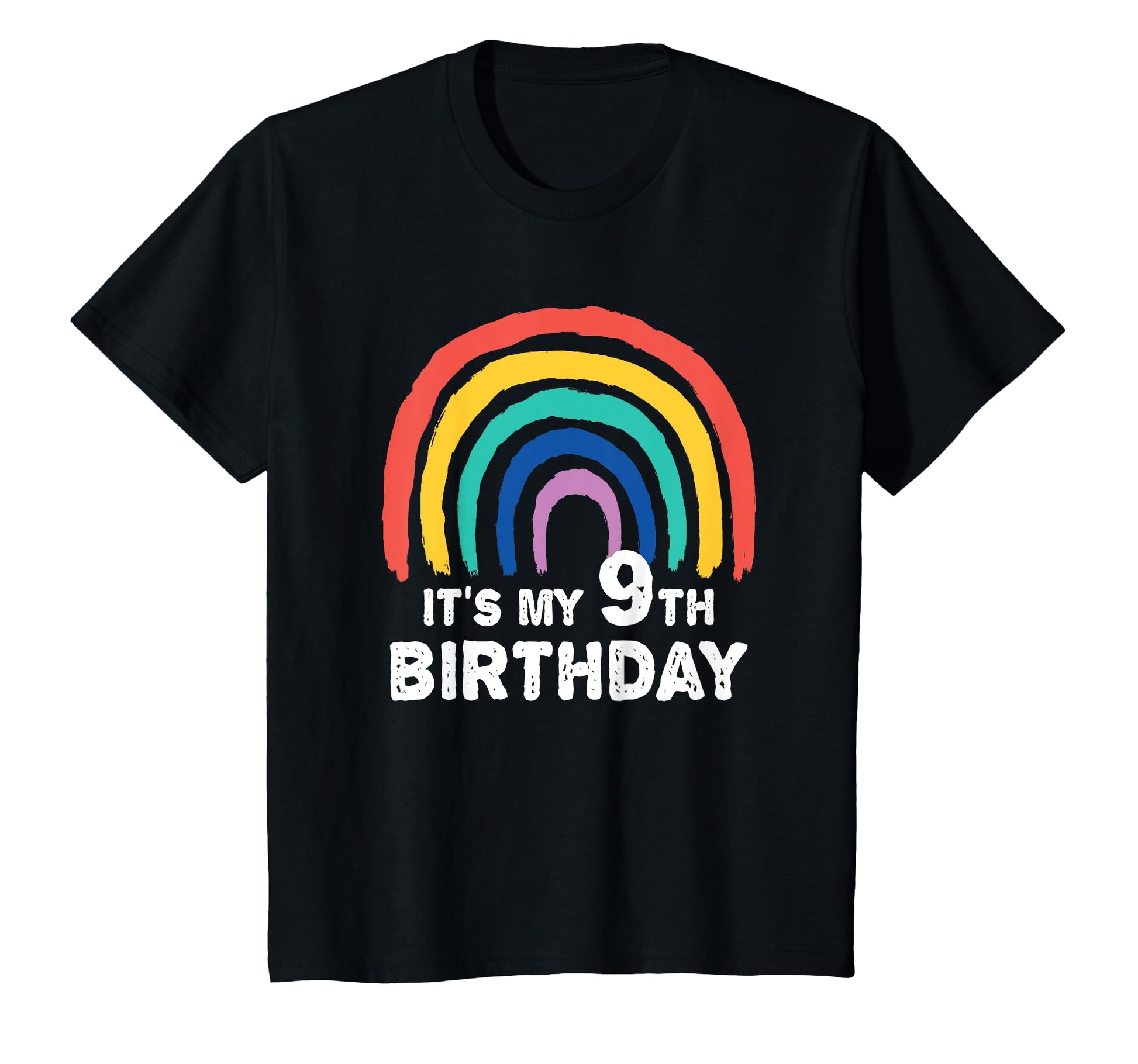 Funny 9 Year Old Rainbow Its My T-Shirt - Casual Everyday Wear for Adults - T-Shirt, Sweatshirt, Hoodie