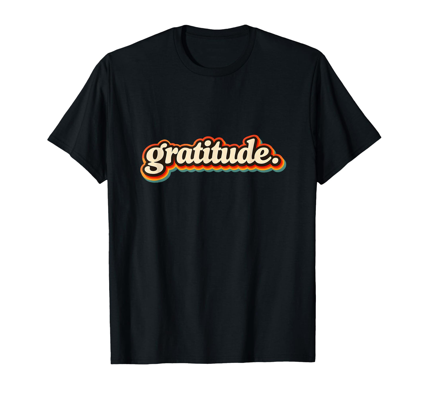 Gratitude Minimalist Typography T-Shirt - Casual Everyday Wear for Adults - T-Shirt, Sweatshirt, Hoodie