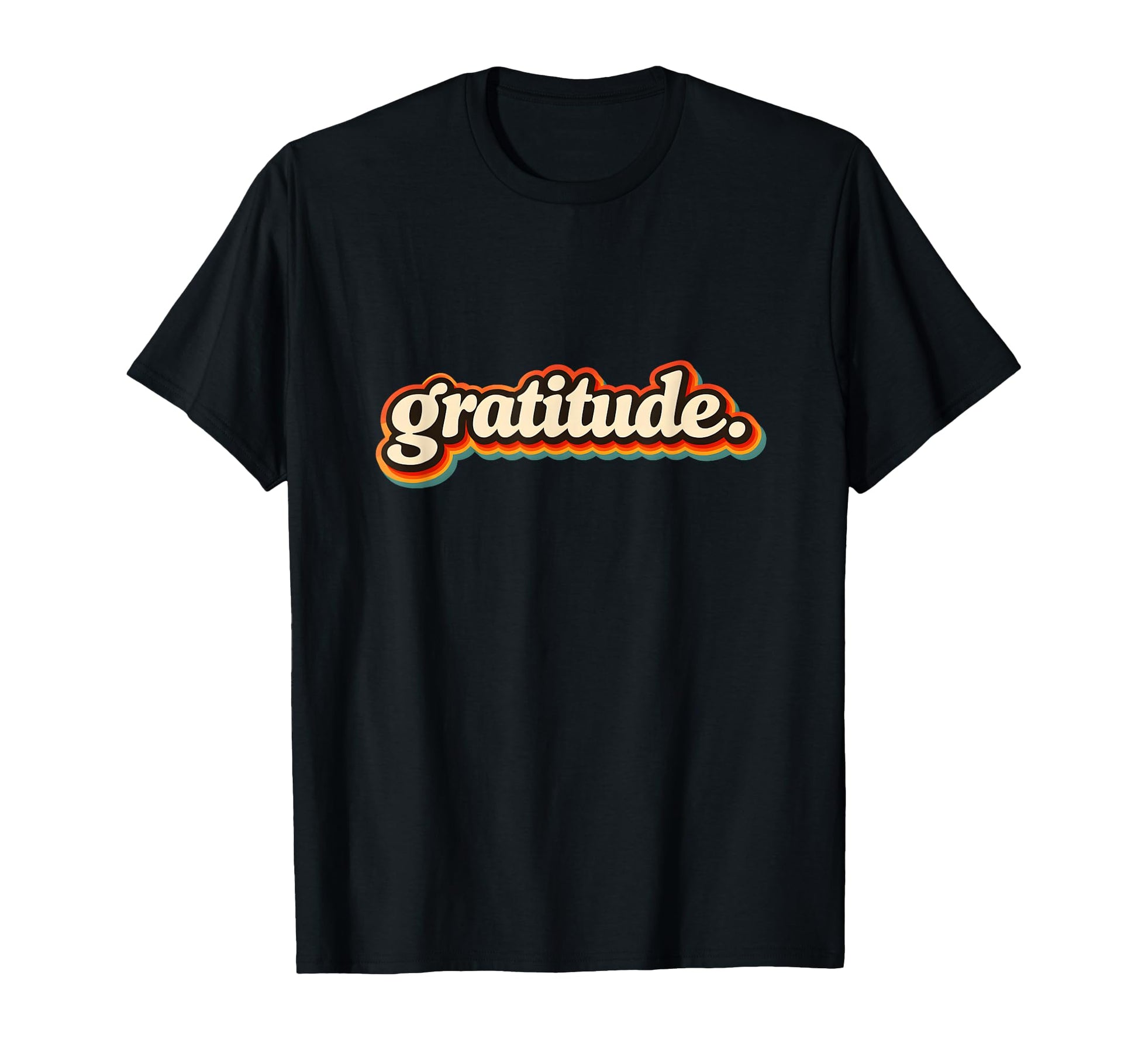 Gratitude Minimalist Typography T-Shirt - Casual Everyday Wear for Adults - T-Shirt, Sweatshirt, Hoodie