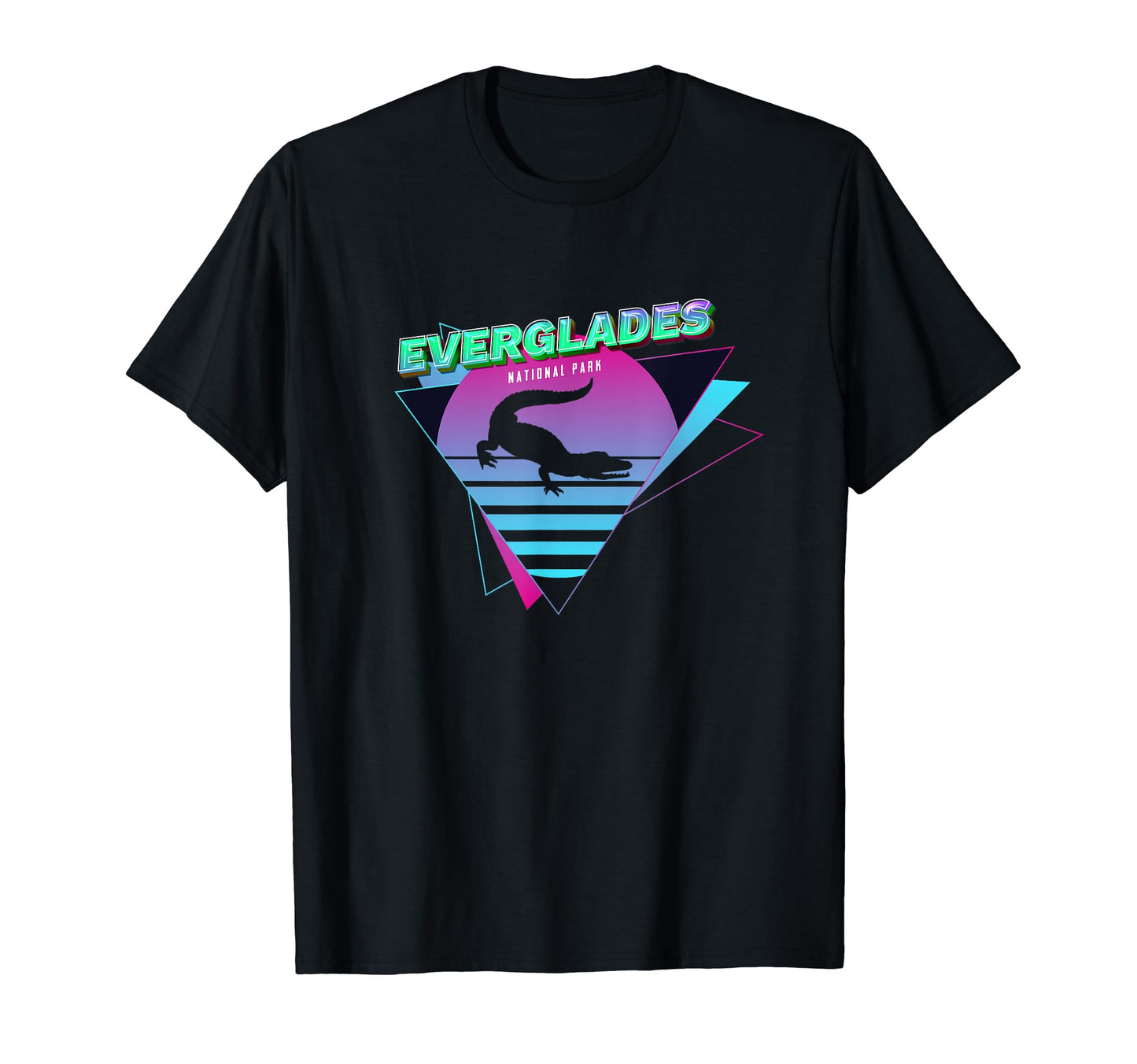 Vaporwave Everglades National Park T-Shirt - Unique Graphic Men Women - T-Shirt, Sweatshirt, Hoodie