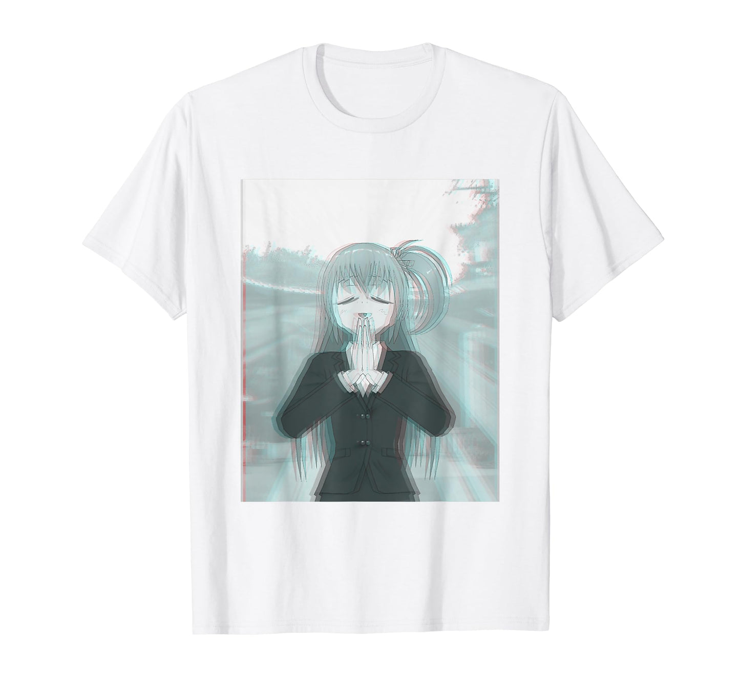 Anime Cartoon Vaporwave Aesthetic T-Shirt - Aesthetic Graphic for Adults - T-Shirt, Sweatshirt, Hoodie