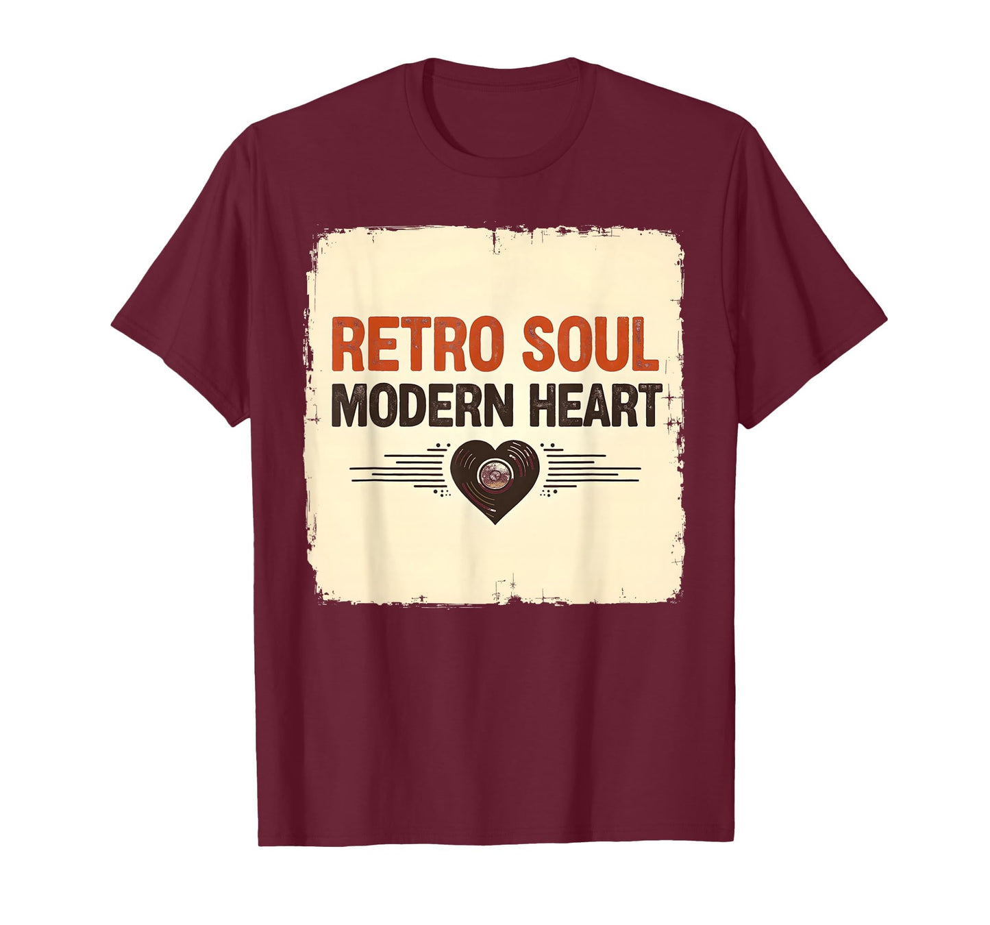 Soul Modern Heart Typography T-Shirt - Fun Novelty Design Men Women - T-Shirt, Sweatshirt, Hoodie
