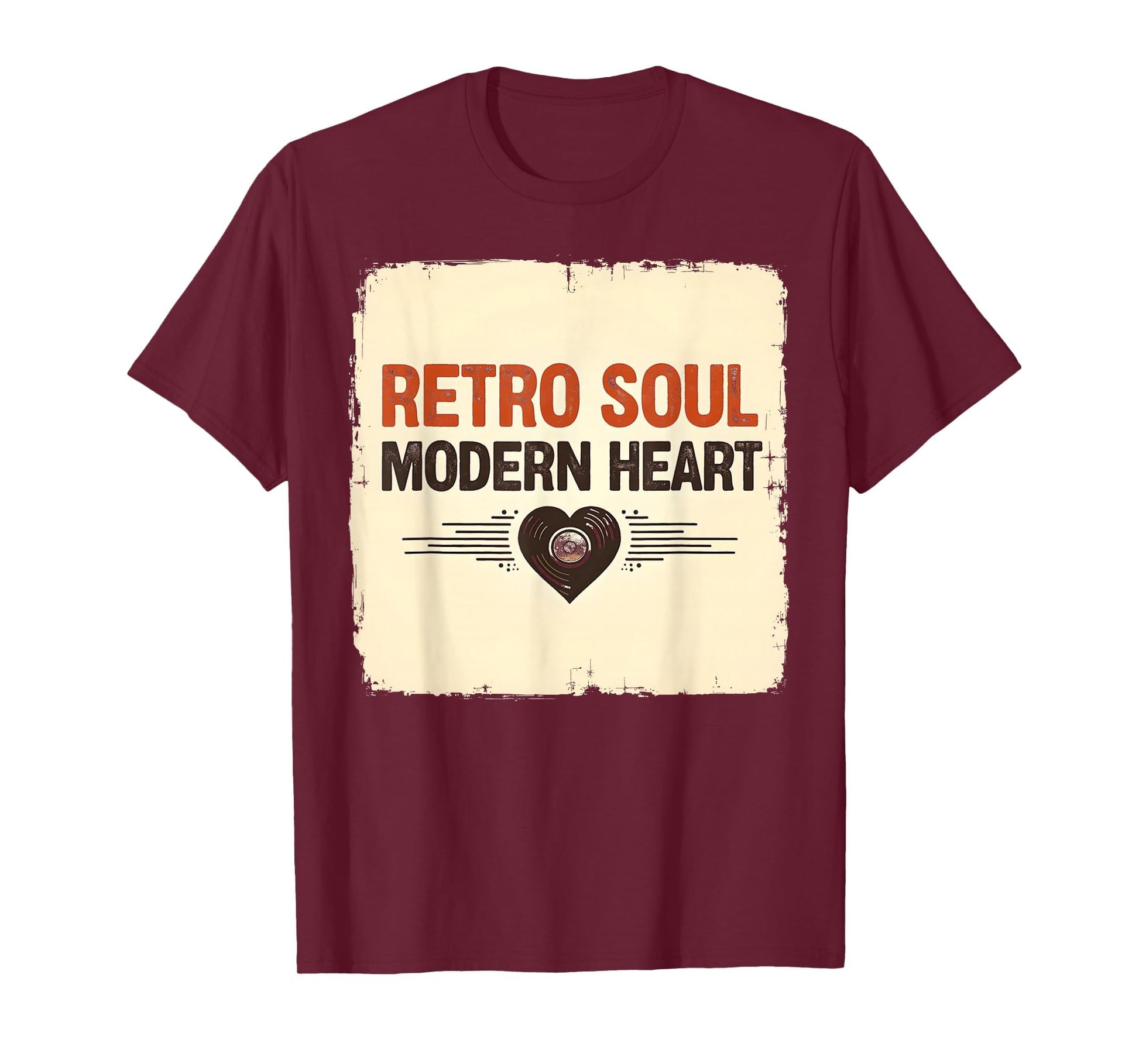 Soul Modern Heart Typography T-Shirt - Fun Novelty Design Men Women - T-Shirt, Sweatshirt, Hoodie