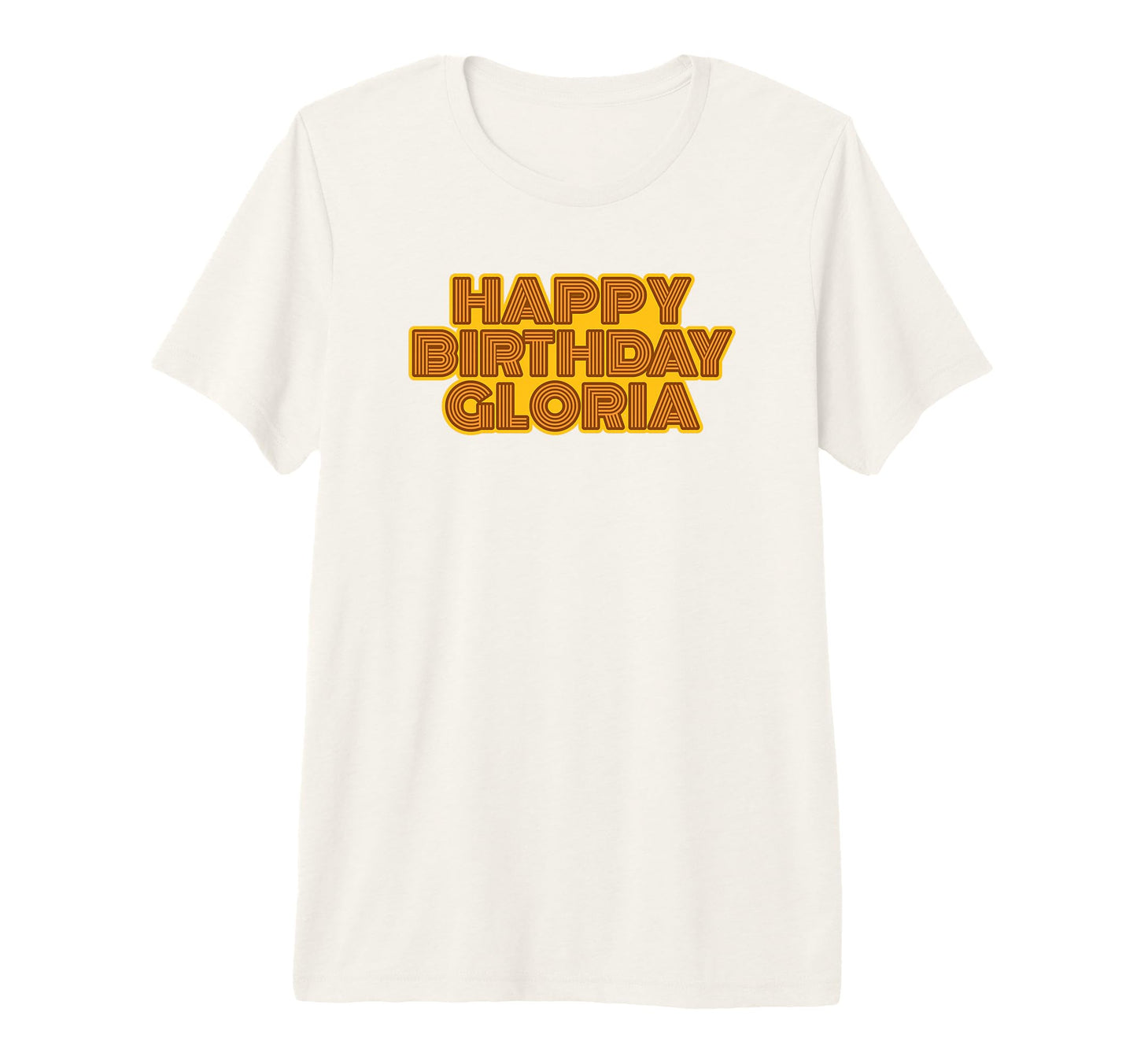 Happy Birthday Gloria Personalized Name T-Shirt - Graphic Print for Adults - T-Shirt, Sweatshirt, Hoodie