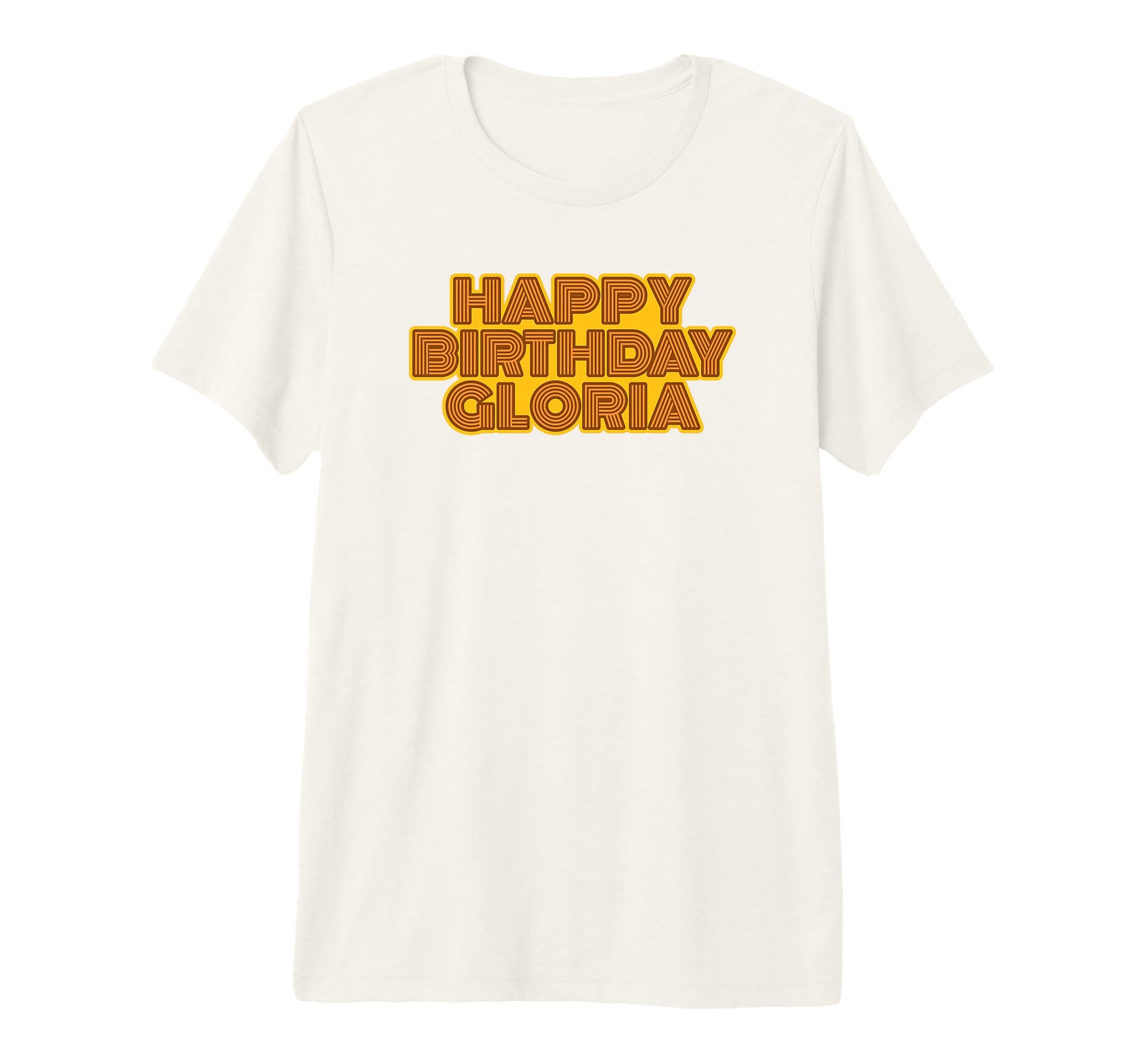 Happy Birthday Gloria Personalized Name T-Shirt - Graphic Print for Adults - T-Shirt, Sweatshirt, Hoodie