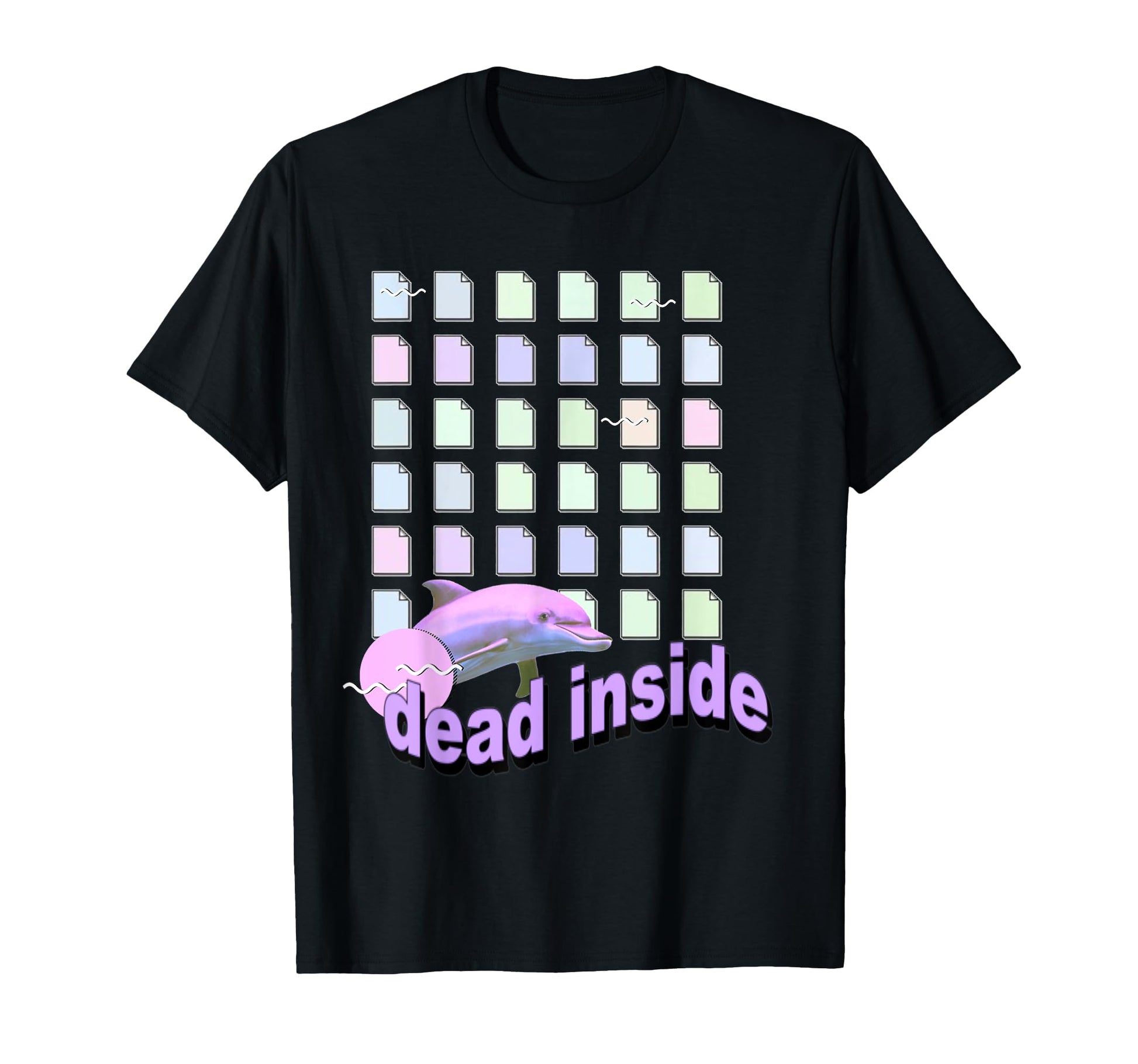 Dead Inside Pastel Goth Vaporwave T-Shirt - Minimalist Print Unisex - T-Shirt, Sweatshirt, Hoodie