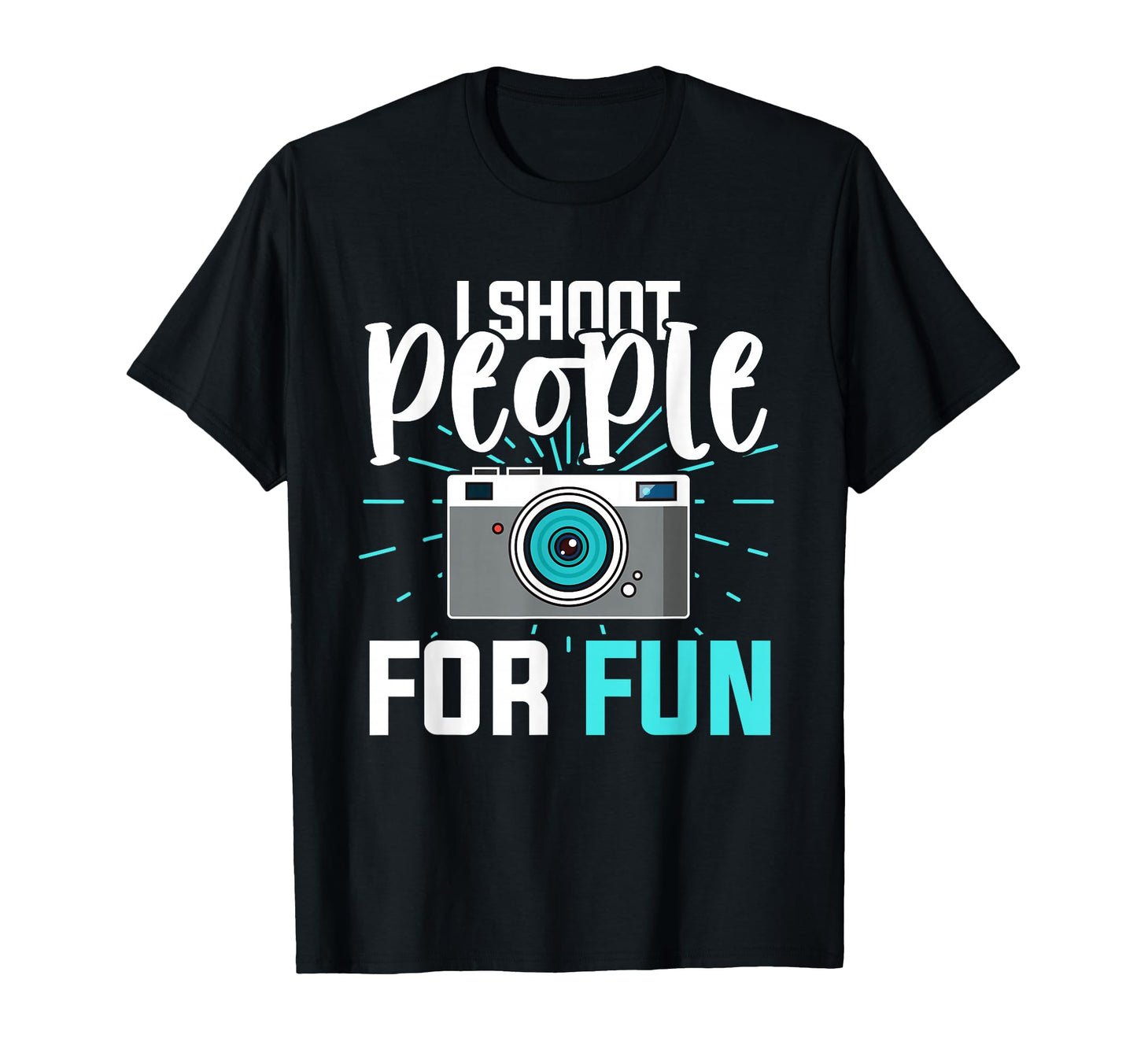 Photo Camera Photographer Flash T-Shirt - Fun Novelty Design for Adults - T-Shirt, Sweatshirt, Hoodie