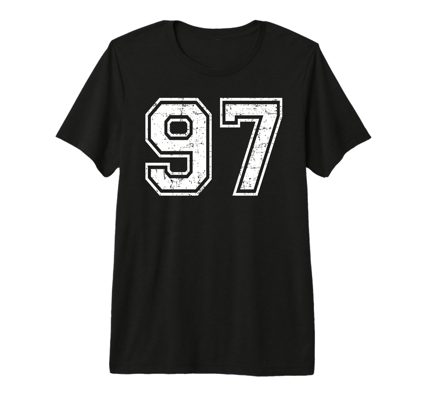 97 Number Ninety Seven Team T-Shirt - Casual Everyday Wear Men Women - T-Shirt, Sweatshirt, Hoodie