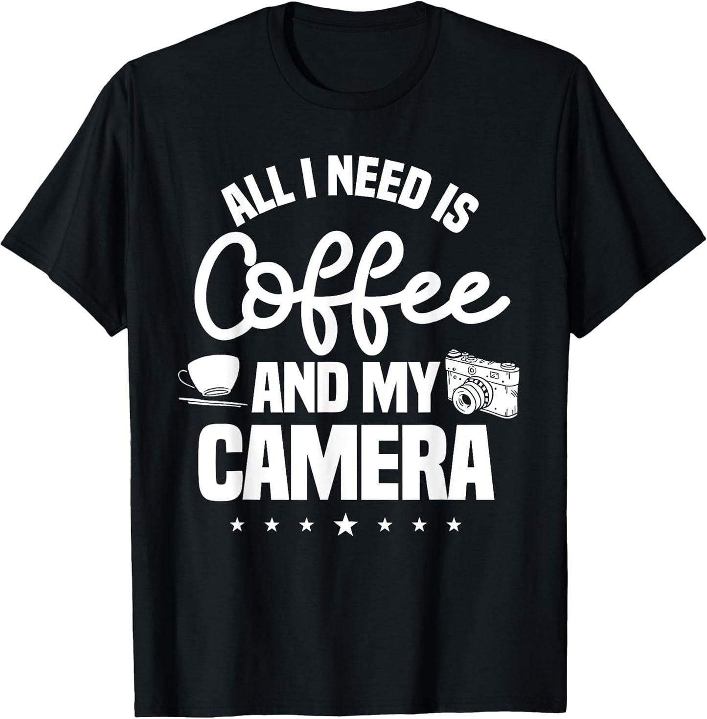 Cool Photographer Coffee Lover - Adult & Kids T-Shirts, Sweatshirts & Hoodies apparel design preview 1