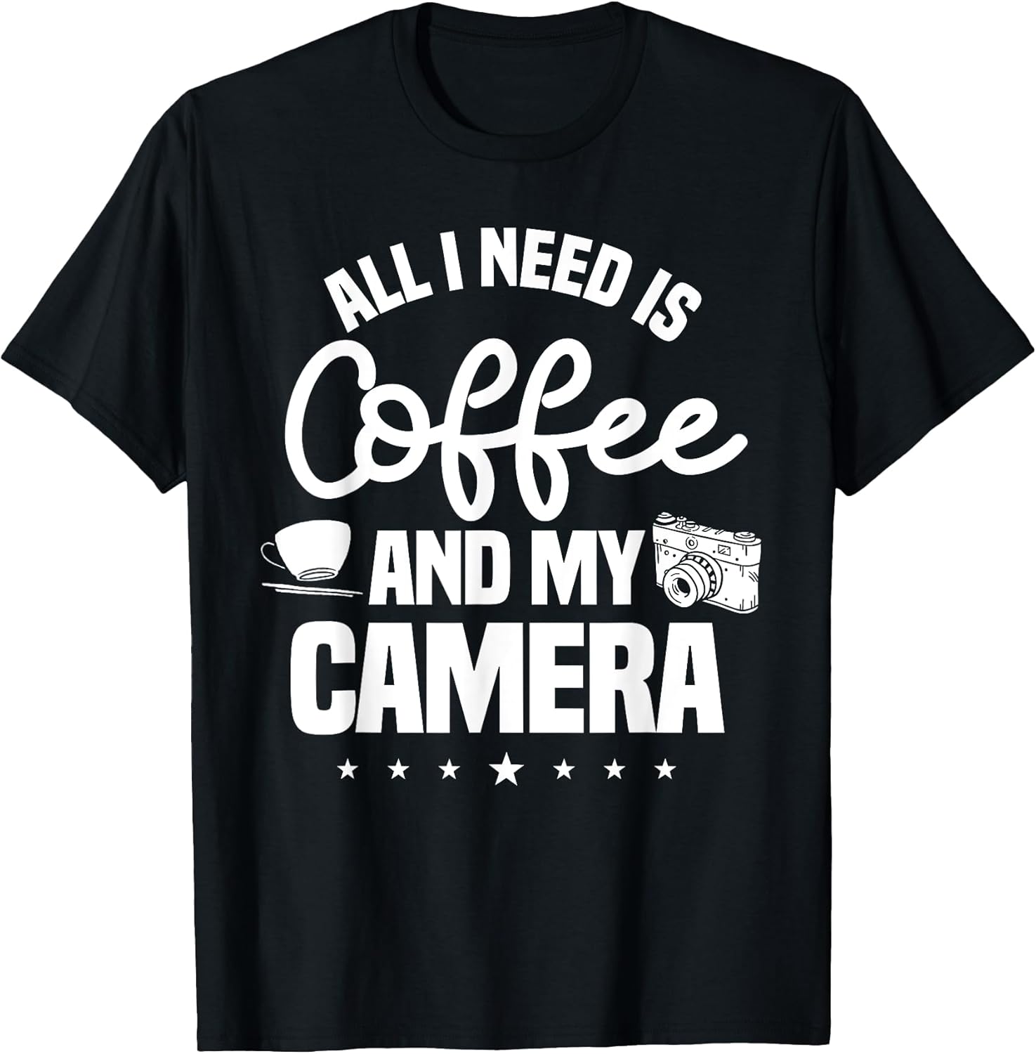 Cool Photographer Coffee Lover - Adult & Kids T-Shirts, Sweatshirts & Hoodies apparel design preview 1