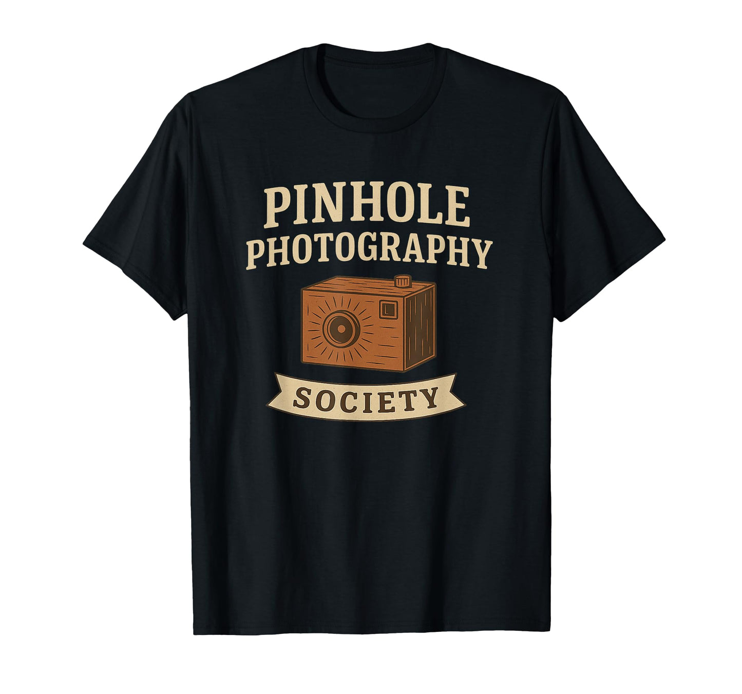 Pinhole Photography Society Camera T-Shirt - Trendy Graphic for Adults - T-Shirt, Sweatshirt, Hoodie