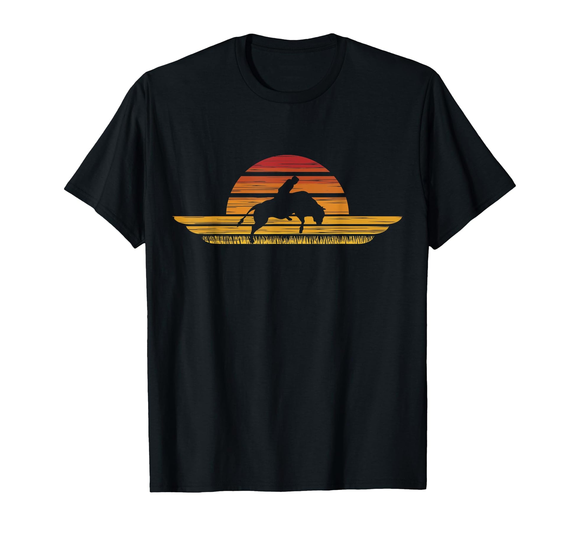 Rodeo Western Bull Riding Country Cowgirl T-Shirt - Unique Graphic Unisex - T-Shirt, Sweatshirt, Hoodie