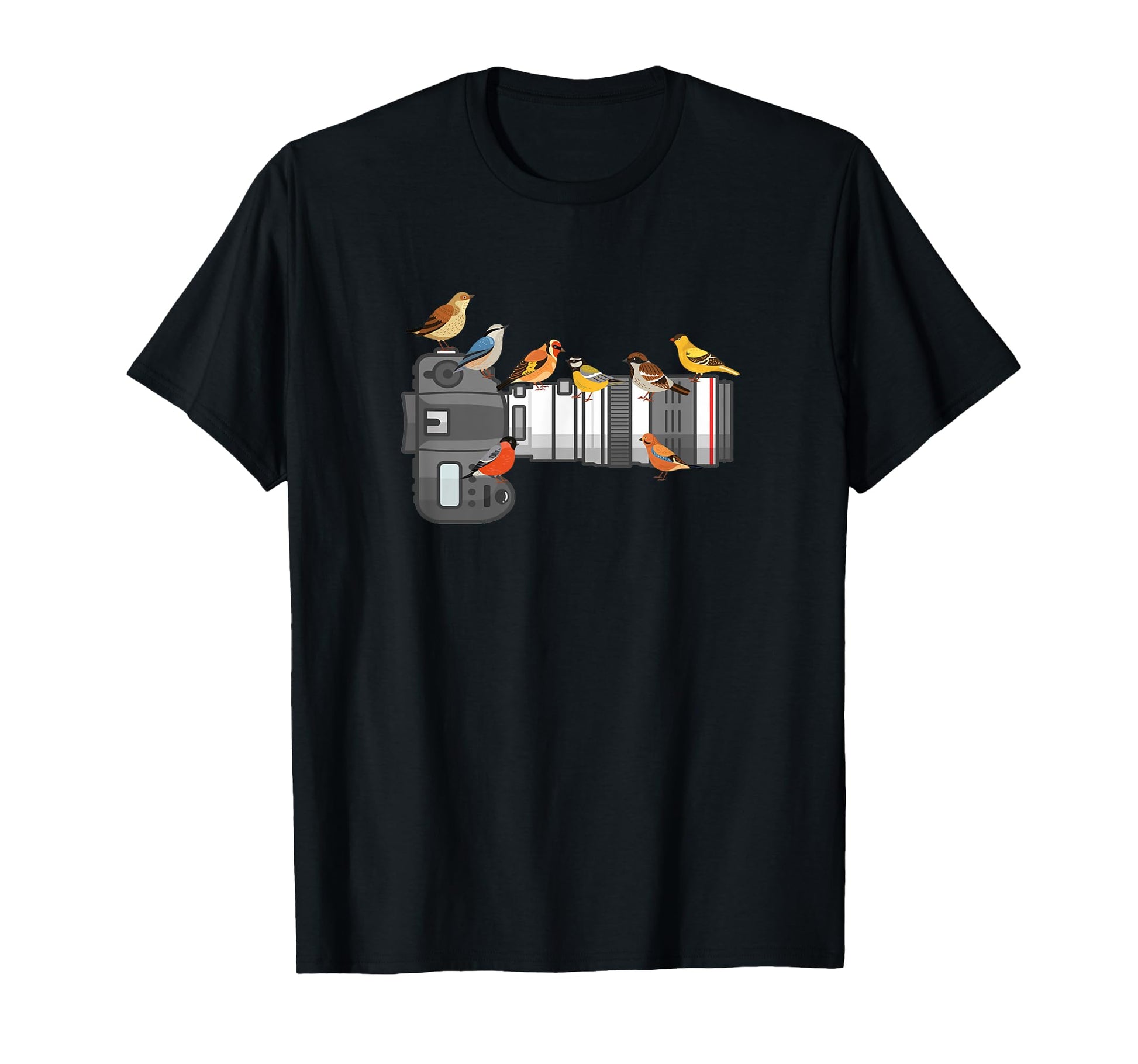 Bird Long Lens Camera Sunset T-Shirt - Trendy Graphic Men Women - T-Shirt, Sweatshirt, Hoodie